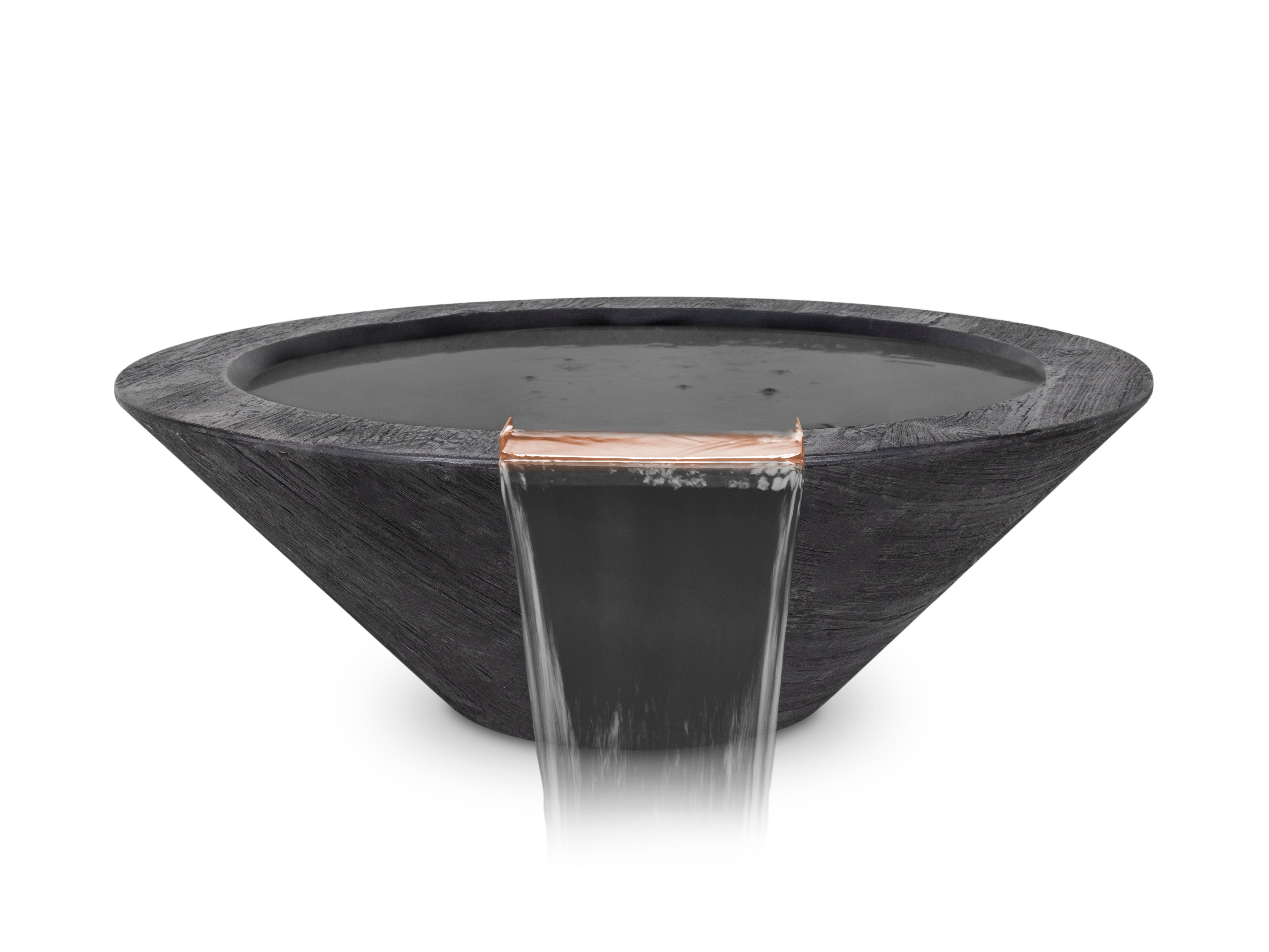 The Outdoor Plus Cazo Wood Grain Water Bowl