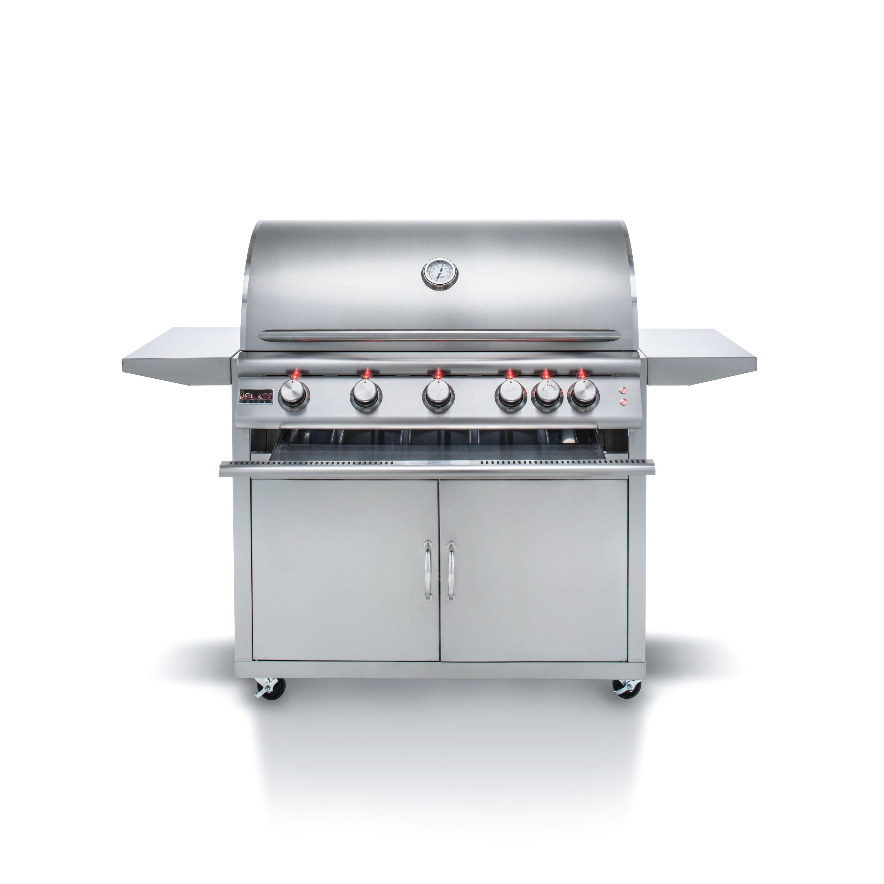 Blaze Premium LTE 40-Inch 5-Burner Built-In Gas Grill w/ Rear Infrared Burner & Grill Lights - BLZ-5LTE2-NG/LP