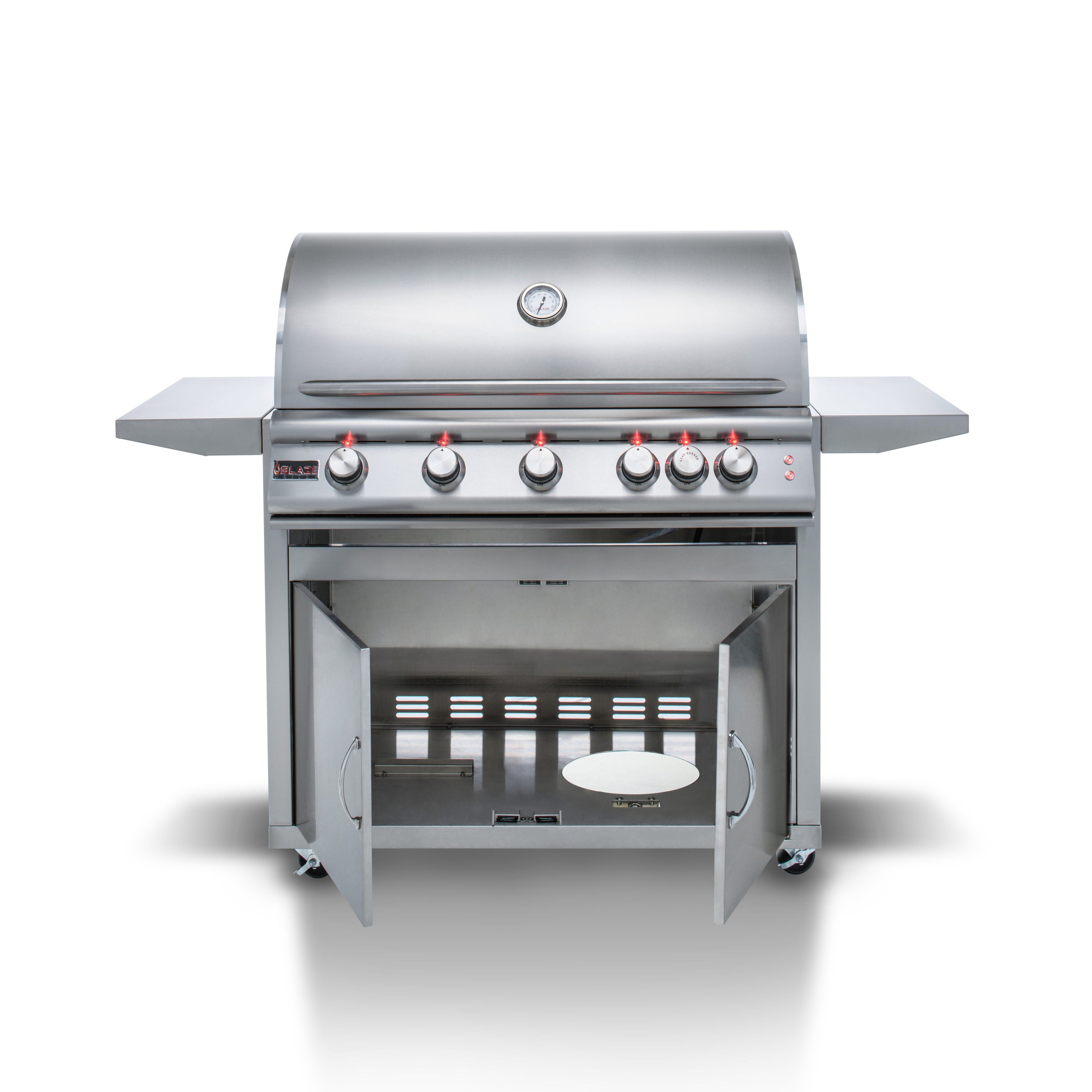 Blaze Premium LTE 40-Inch 5-Burner Built-In Gas Grill w/ Rear Infrared Burner & Grill Lights - BLZ-5LTE2-NG/LP