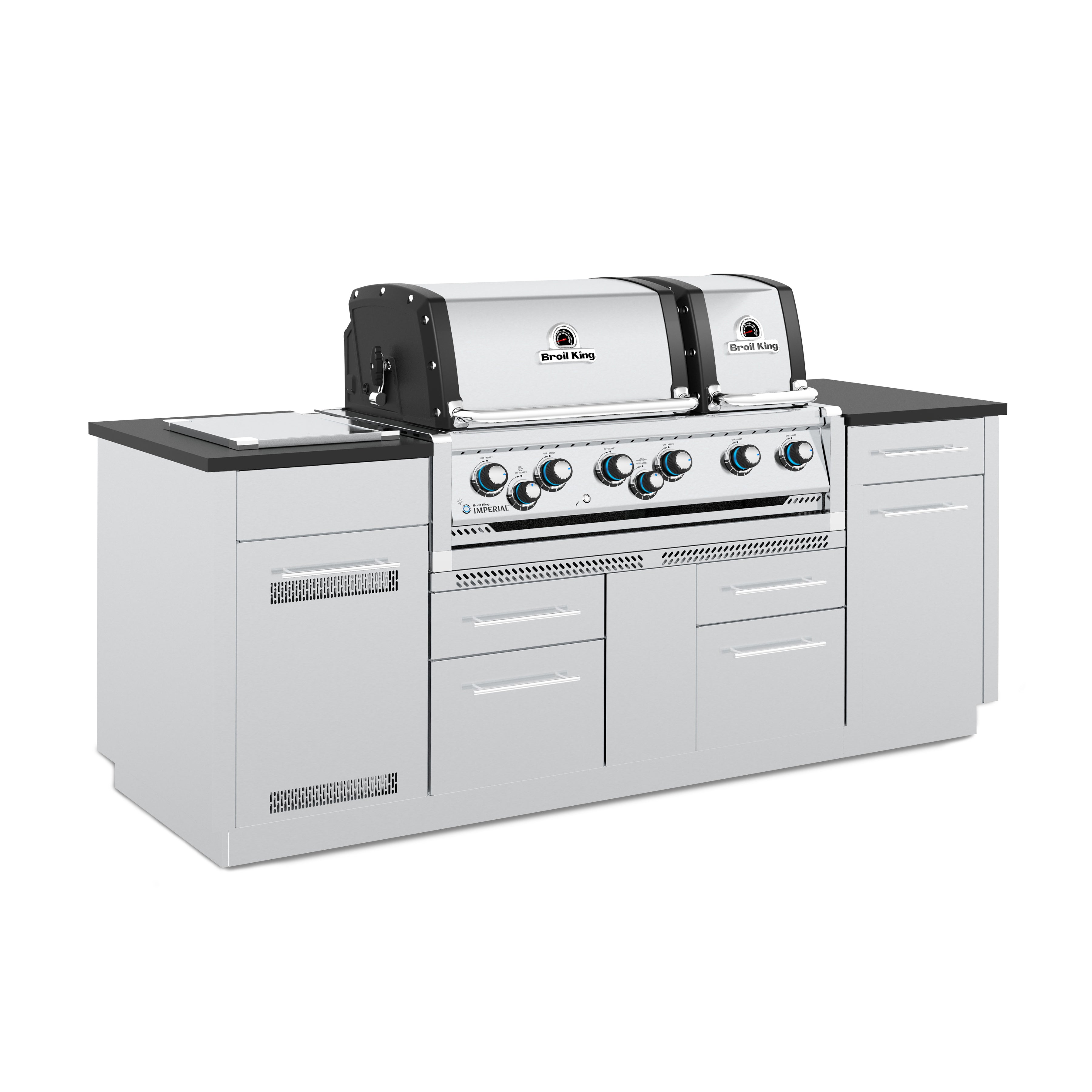 Broil King Imperial S 690i 6-Burner Gas Grill Center with Rotisserie & Side Burner – Unmatched Power and Precision
