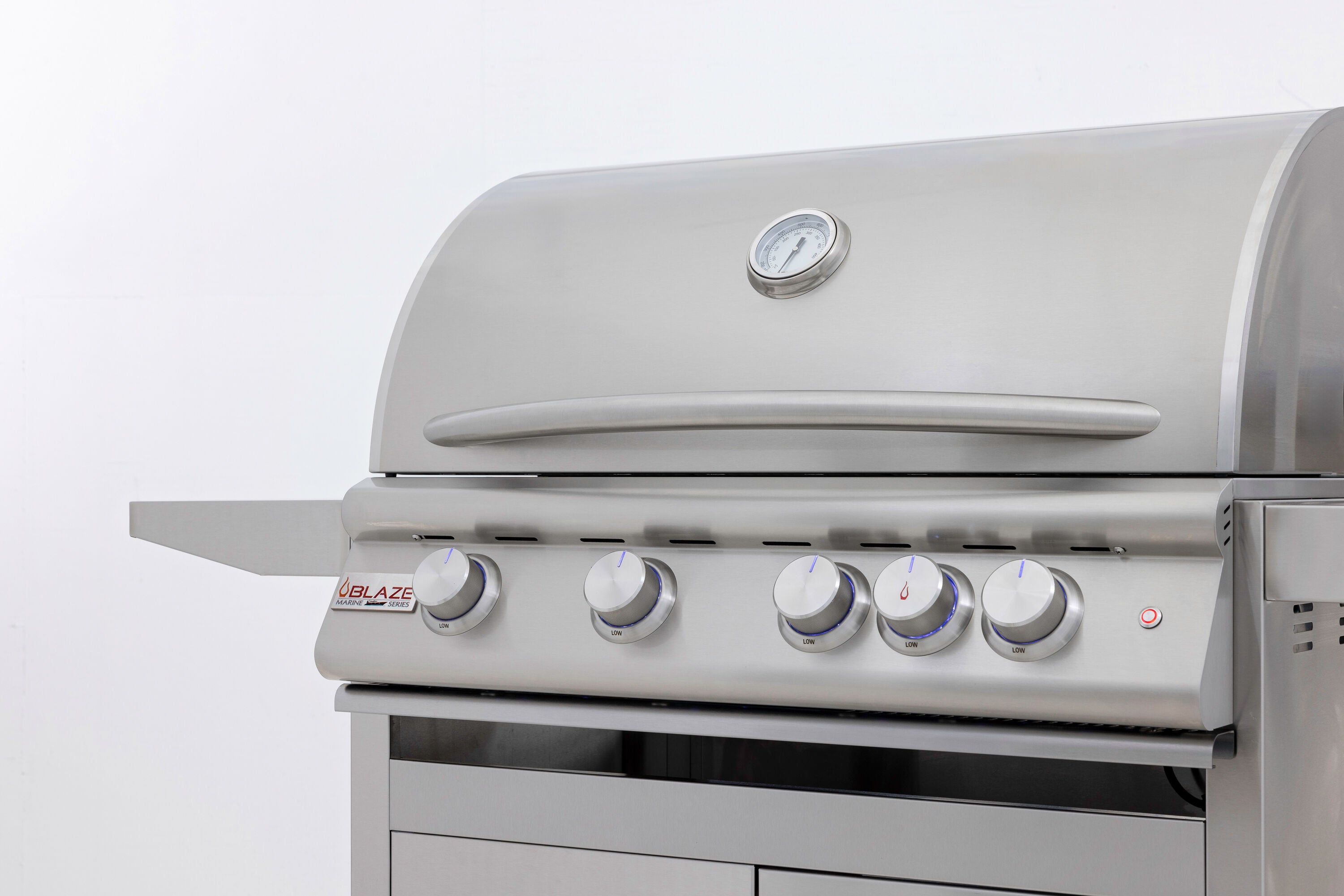 Blaze Premium LTE+ Marine Grade 32-Inch 4-Burner Propane Gas Grill w/ Lift-Assist Hood & Rear Infrared Burner – Designed for Coastal Cooking Excellence