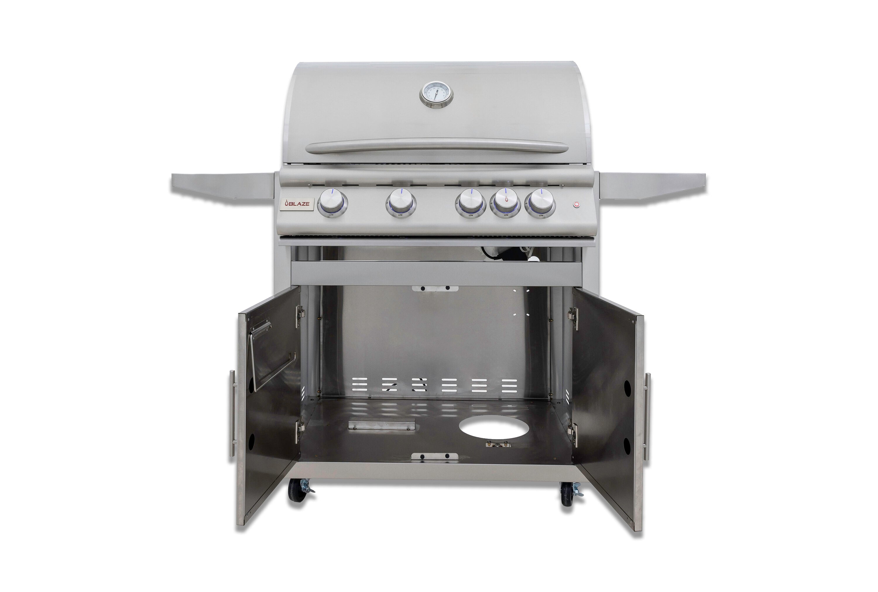 Blaze Premium LTE+ Marine Grade 32-Inch 4-Burner Propane Gas Grill w/ Lift-Assist Hood & Rear Infrared Burner – Designed for Coastal Cooking Excellence