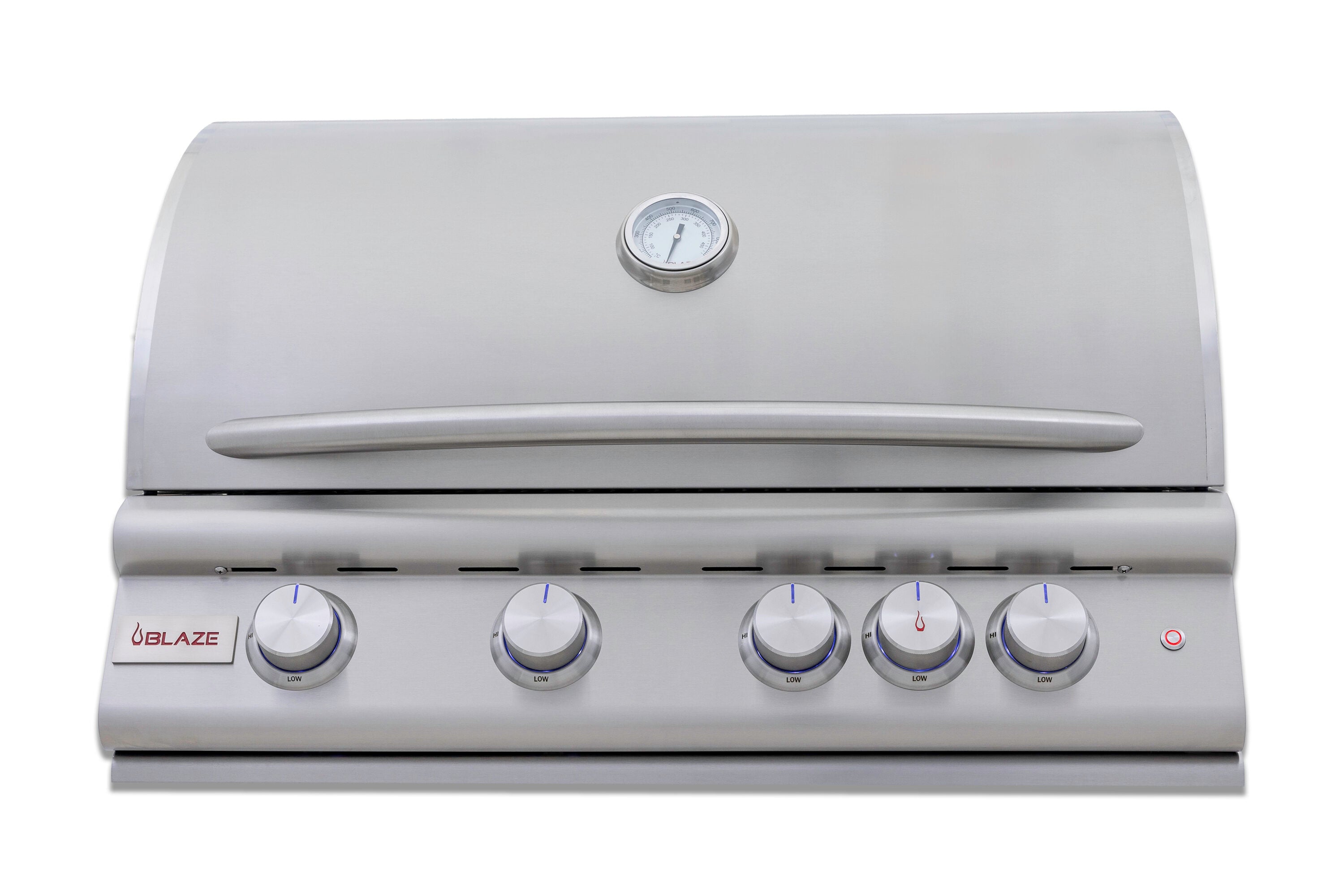 Blaze Premium LTE+ 32-Inch 4-Burner Built-In Gas Grill w/ Ceramic Flame Tamers – Enhanced Grilling Performance