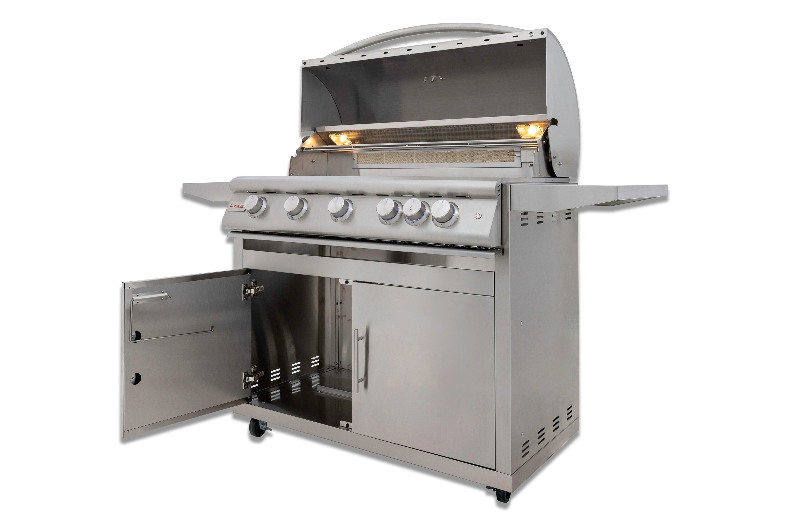 Blaze 40-Inch 5-Burner Premium LTE+ Gas Grill with Rear Burner and Built-in Lighting System - BLZ-5LTE3(LP/NG)