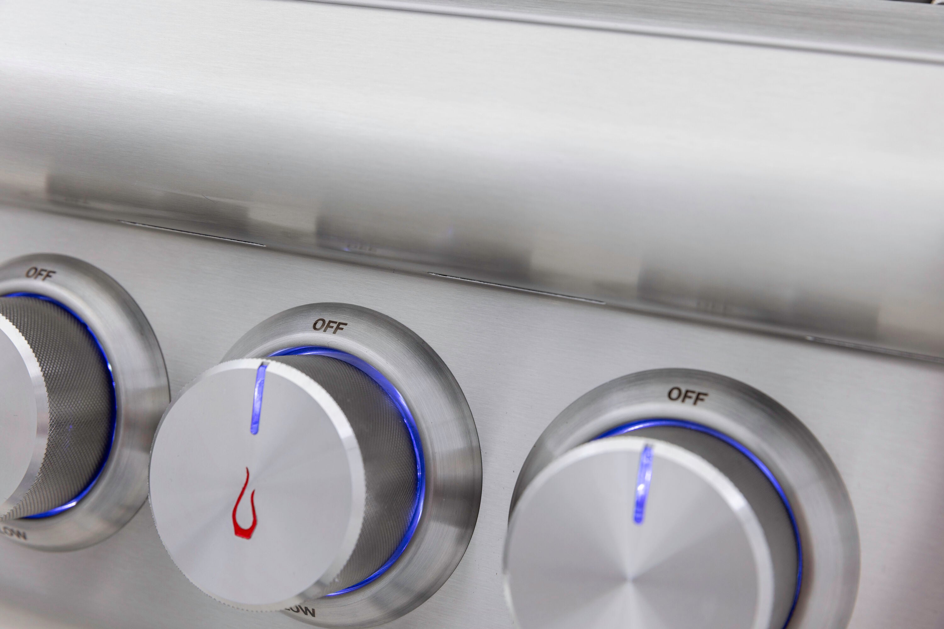 Blaze 40-Inch 5-Burner Premium LTE+ Gas Grill with Rear Burner and Built-in Lighting System - BLZ-5LTE3(LP/NG)