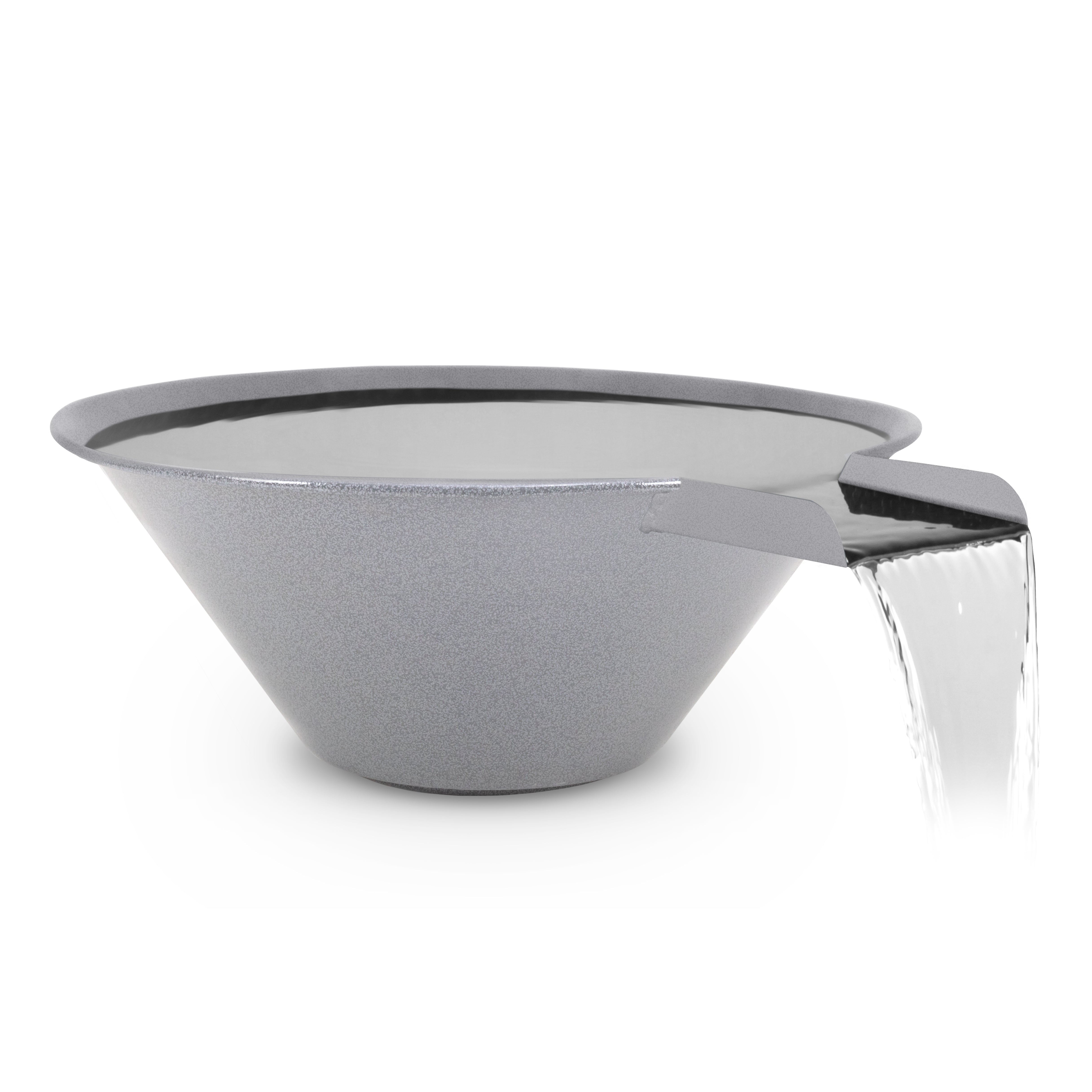 The Outdoor Plus Round Cazo Water Bowl - Powder Coated Metal
