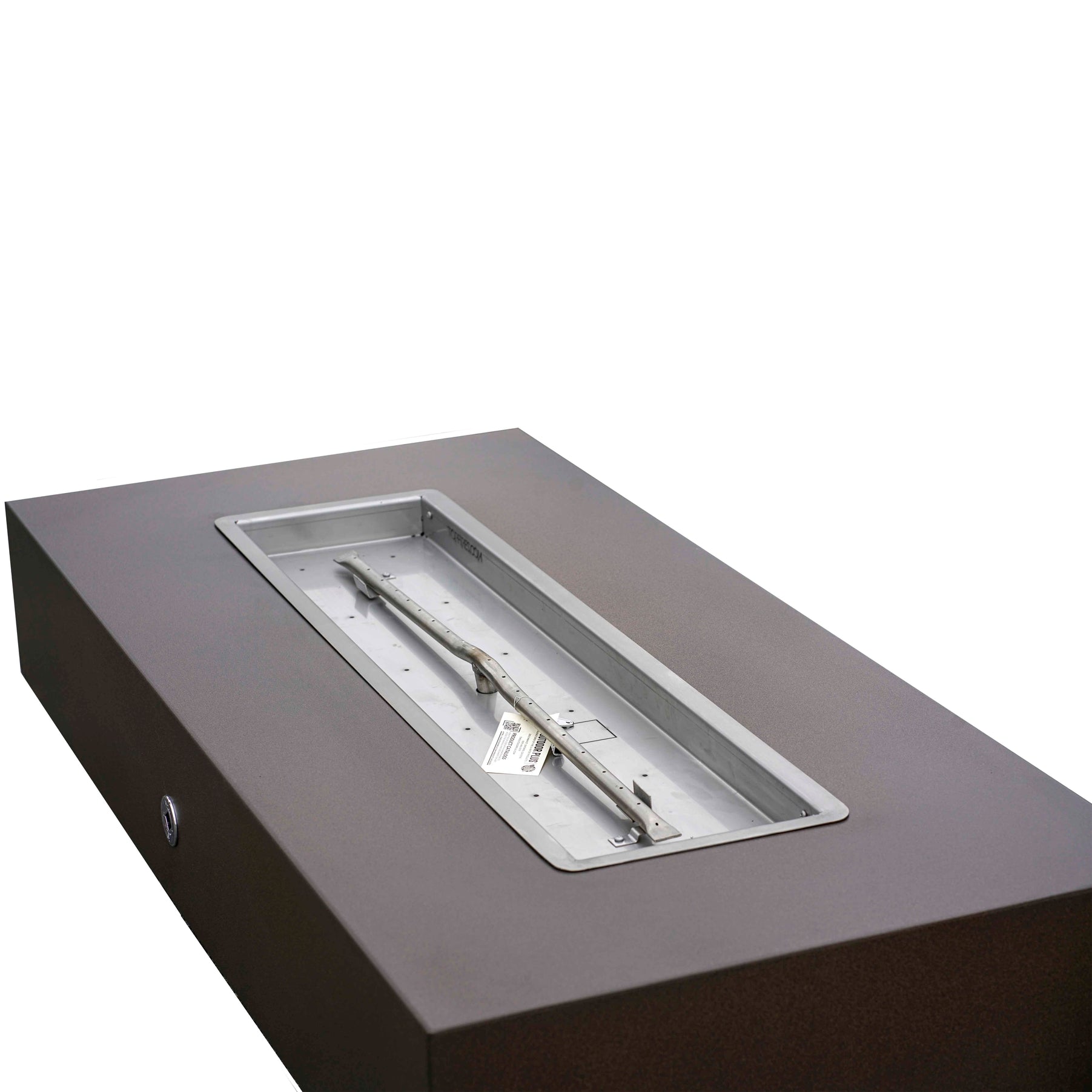 The Outdoor Plus Rectangular Coronado Fire Pit - Powder Coated Metal