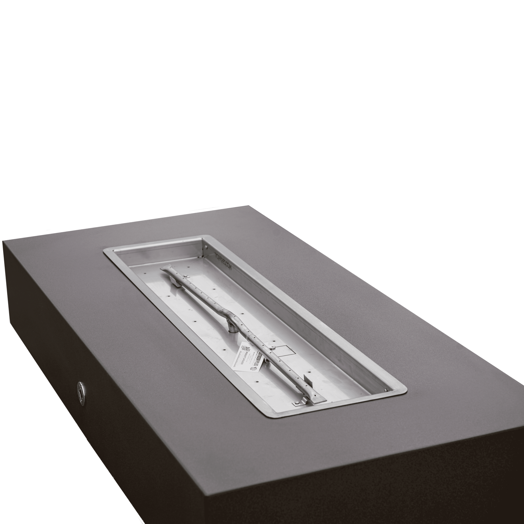 The Outdoor Plus Rectangular Coronado Fire Pit - Powder Coated Metal