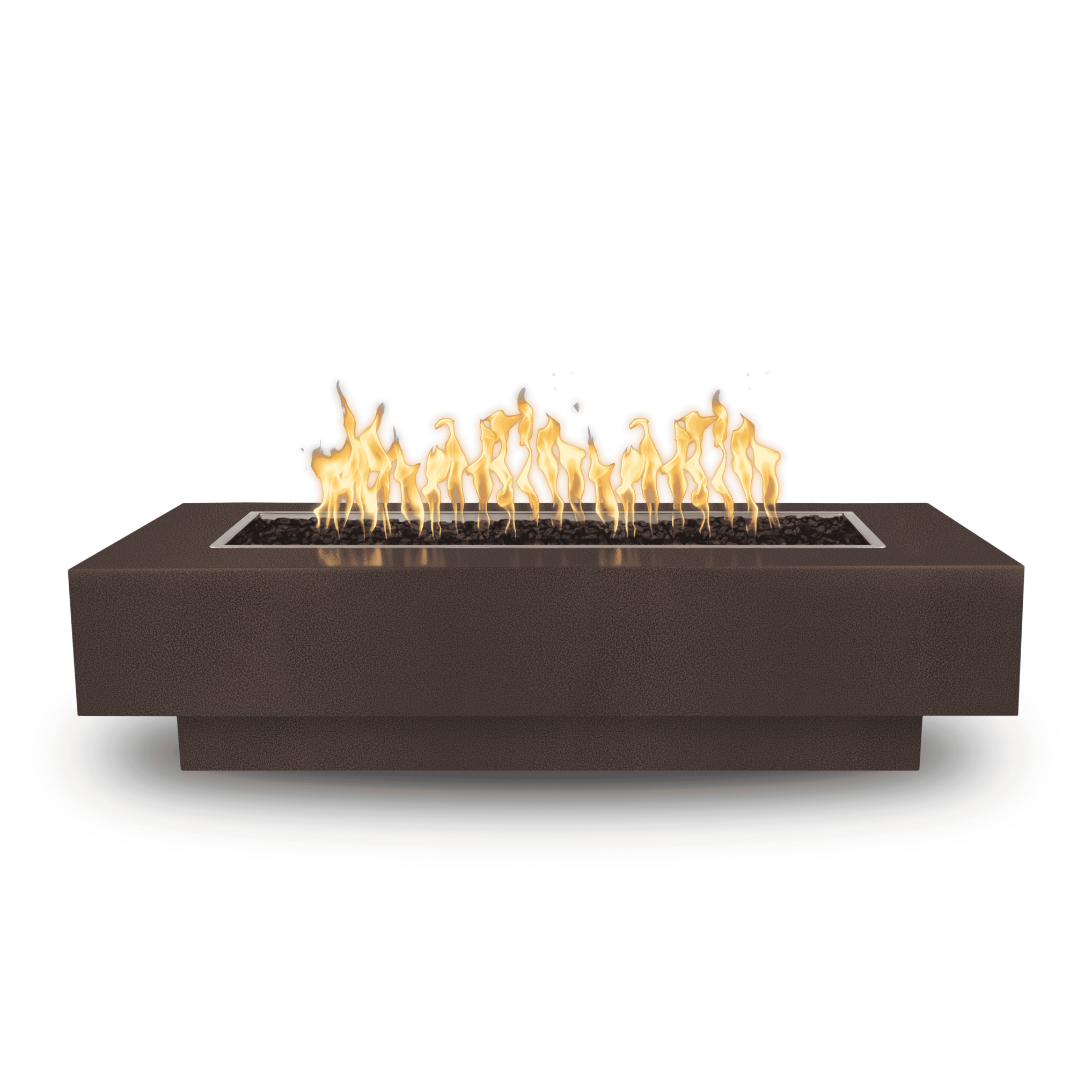 The Outdoor Plus Rectangular Coronado Fire Pit - Powder Coated Metal
