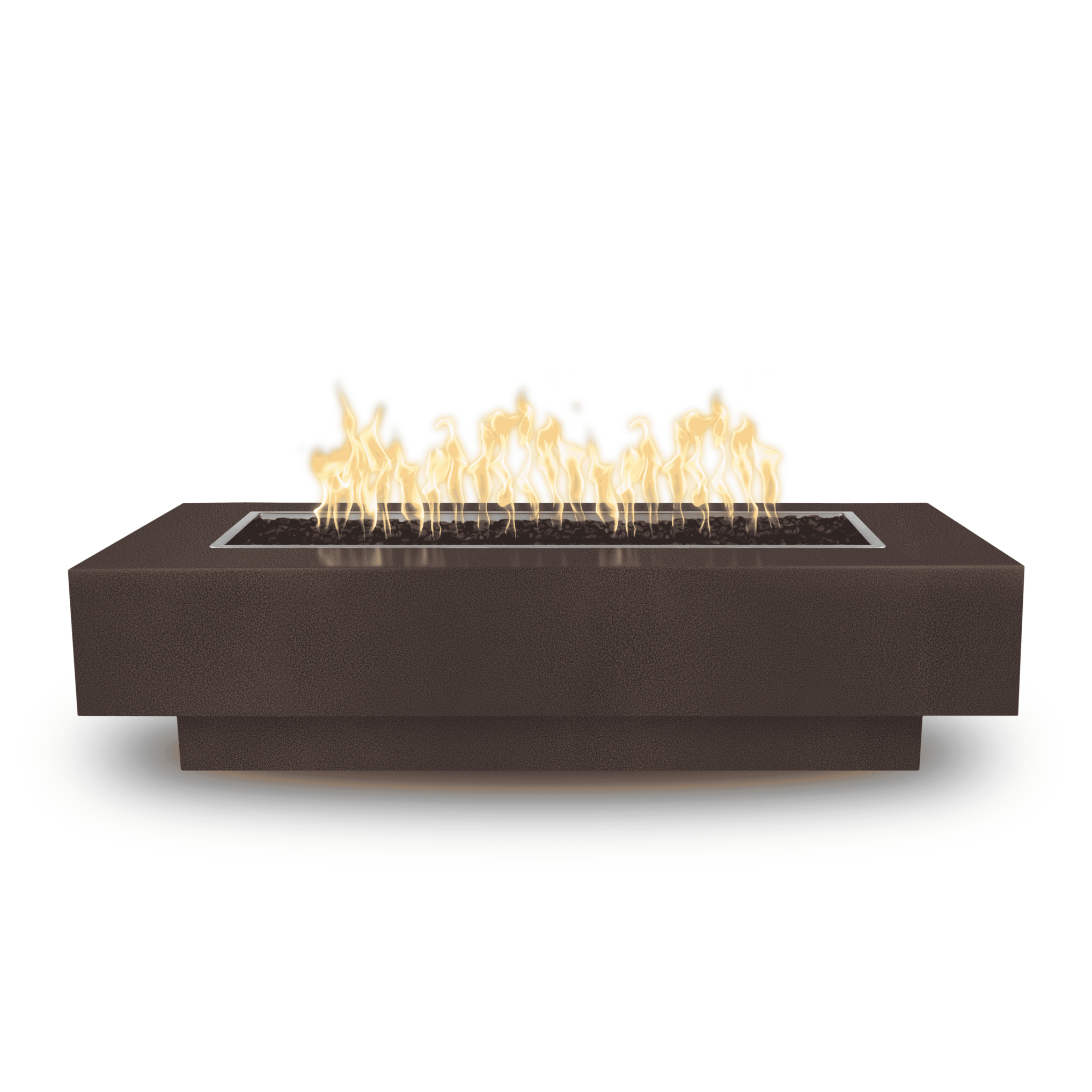 The Outdoor Plus Rectangular Coronado Fire Pit - Powder Coated Metal