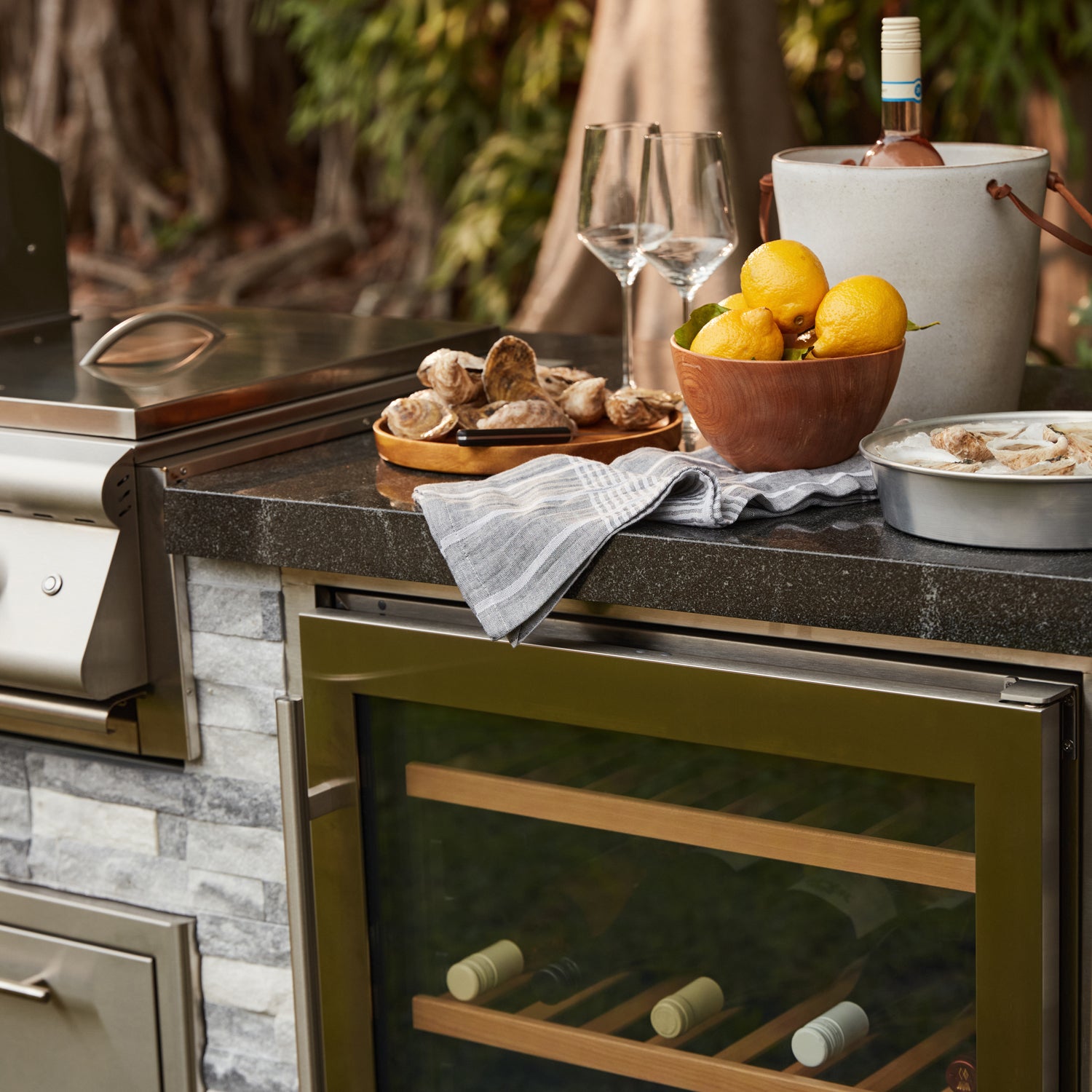 Blaze Premium LTE+ Marine Grade 32-Inch 4-Burner Propane Gas Grill w/ Lift-Assist Hood & Rear Infrared Burner – Designed for Coastal Cooking Excellence