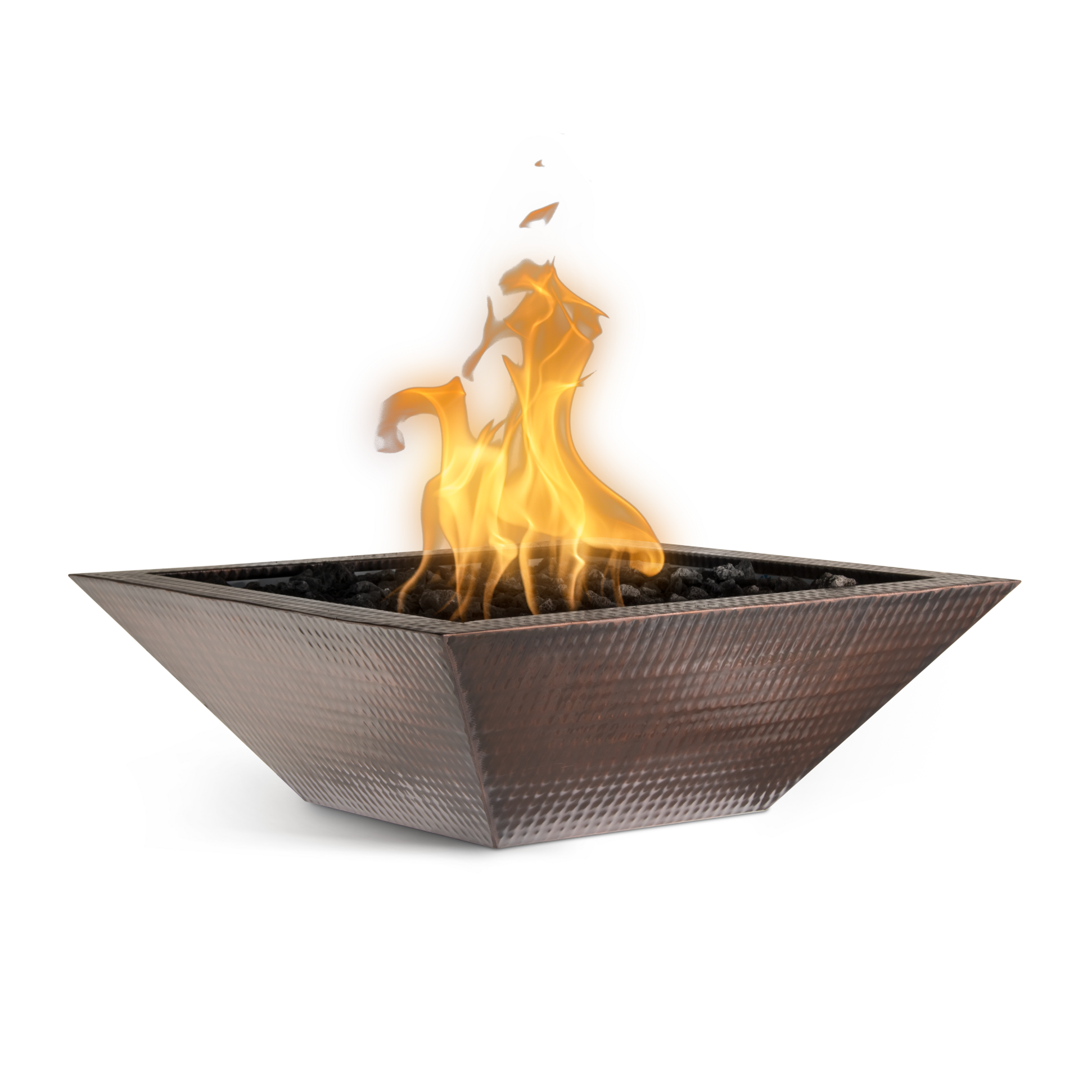 The Outdoor Plus Maya Hammered Copper Fire Bowl