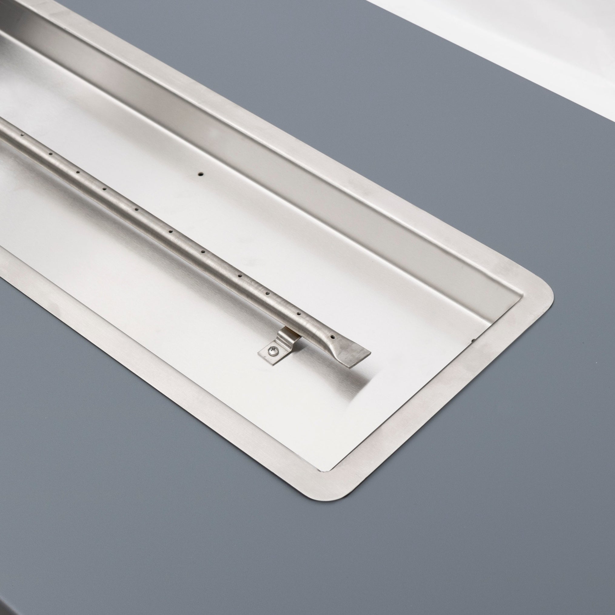 The Outdoor Plus Rectangular Coronado Fire Pit - Powder Coated Metal