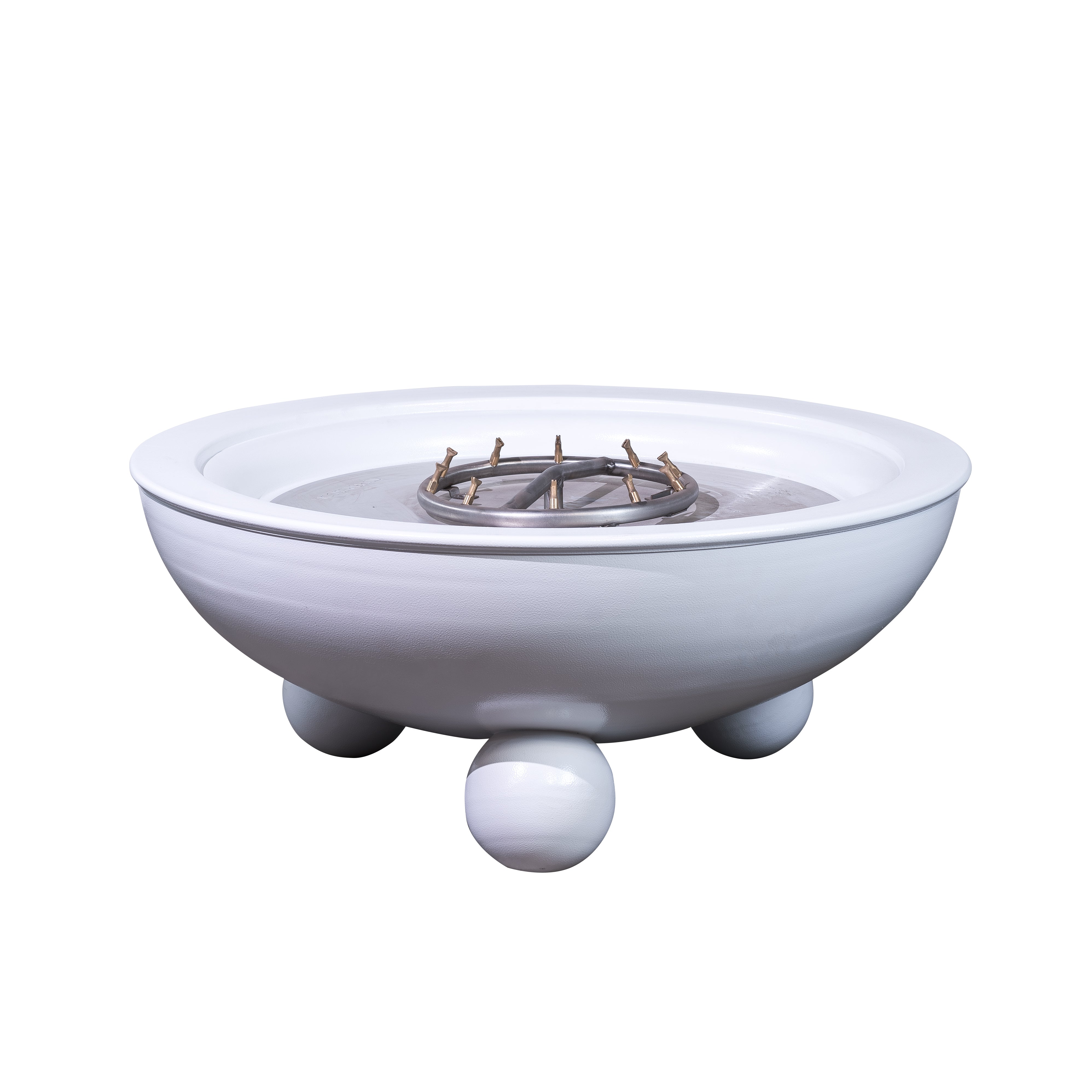 The Outdoor Plus Sedona Powder Coated Fire Bowl with Round Legs