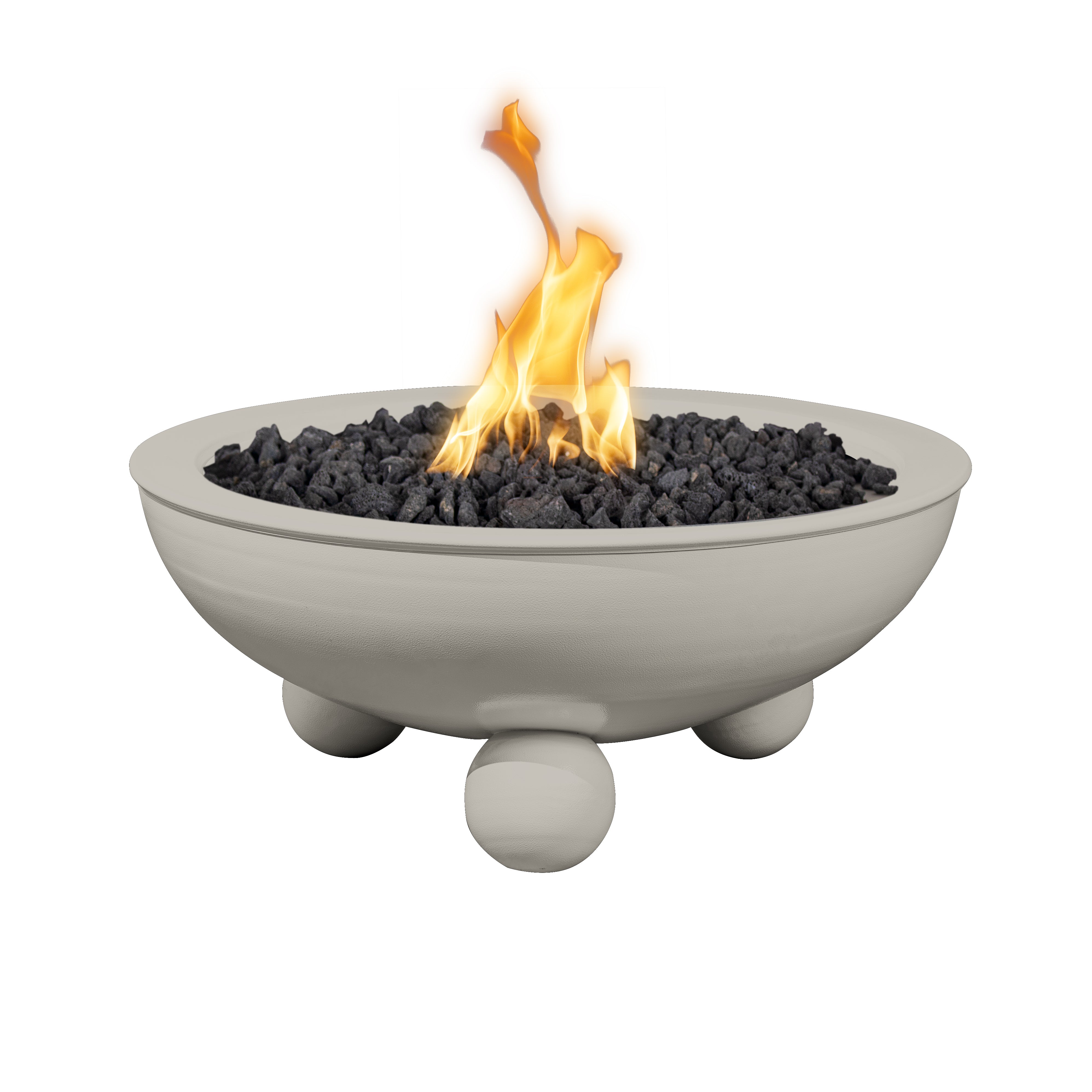 The Outdoor Plus Sedona Powder Coated Fire Bowl with Round Legs