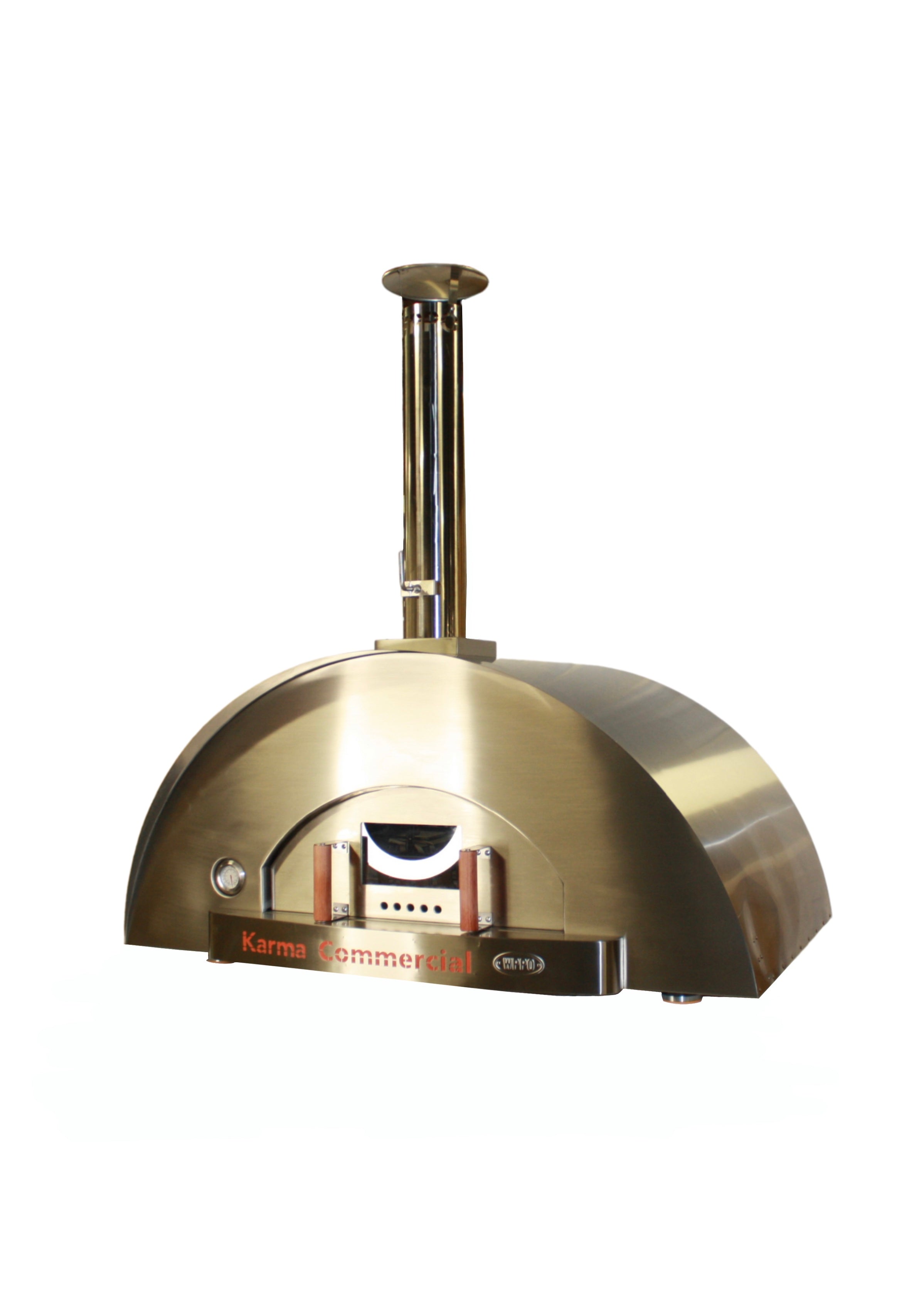 WPPO Karma 55" Stainless Steel Commercial Wood Fired Pizza Oven