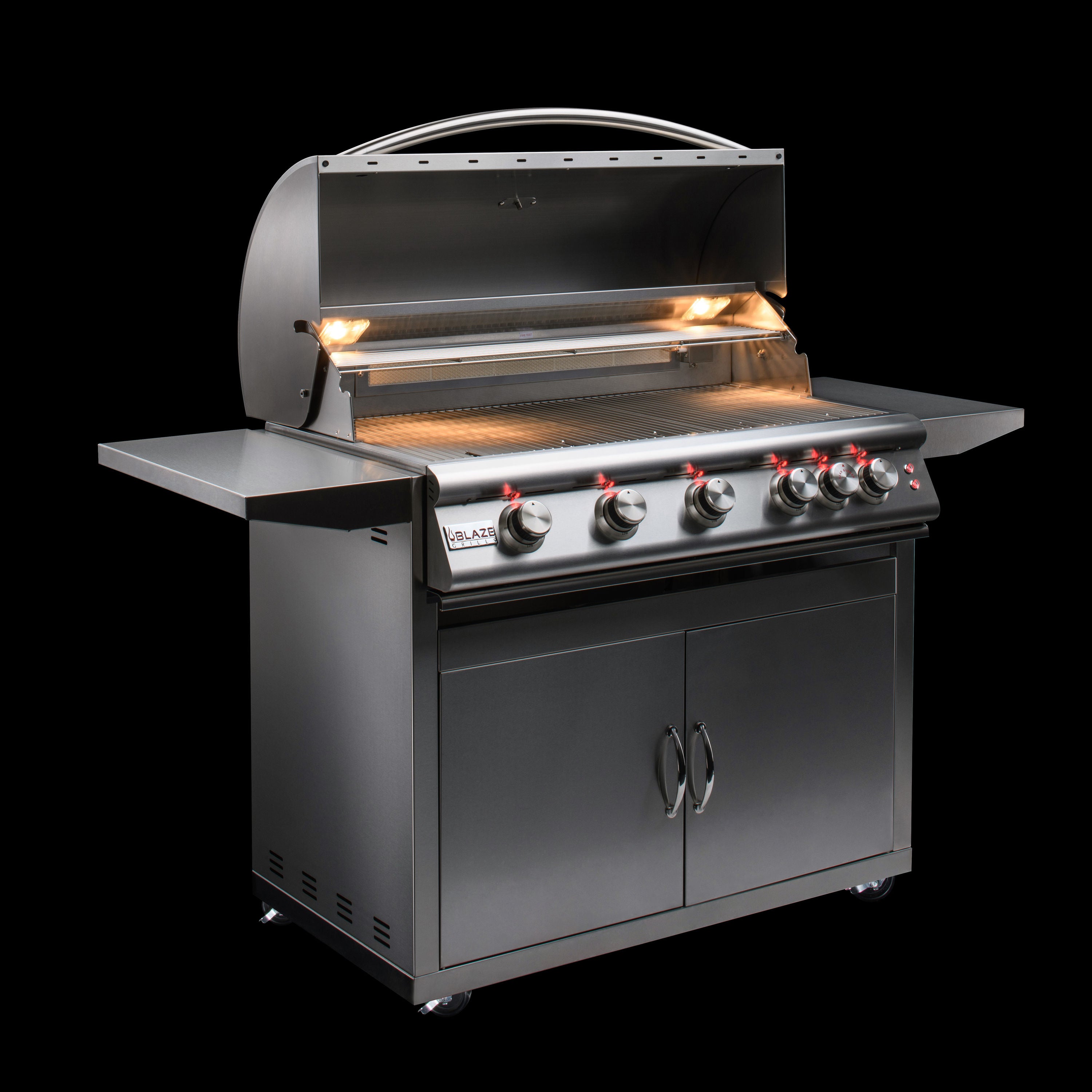 Blaze Premium LTE 40-Inch 5-Burner Built-In Gas Grill w/ Rear Infrared Burner & Grill Lights - BLZ-5LTE2-NG/LP