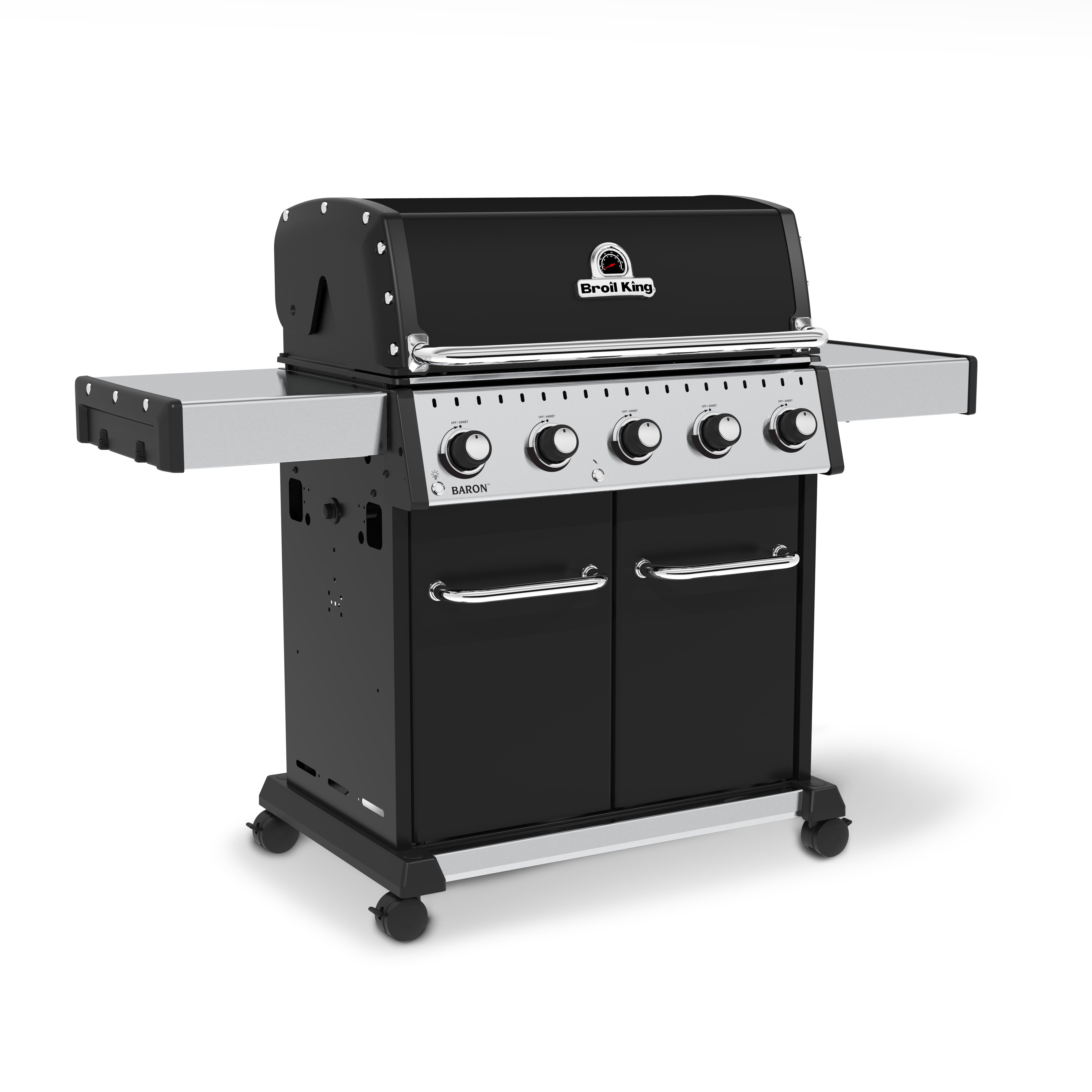 Broil King Baron 520 Pro Black 5-Burner Gas Grill – Power, Performance, and Durability