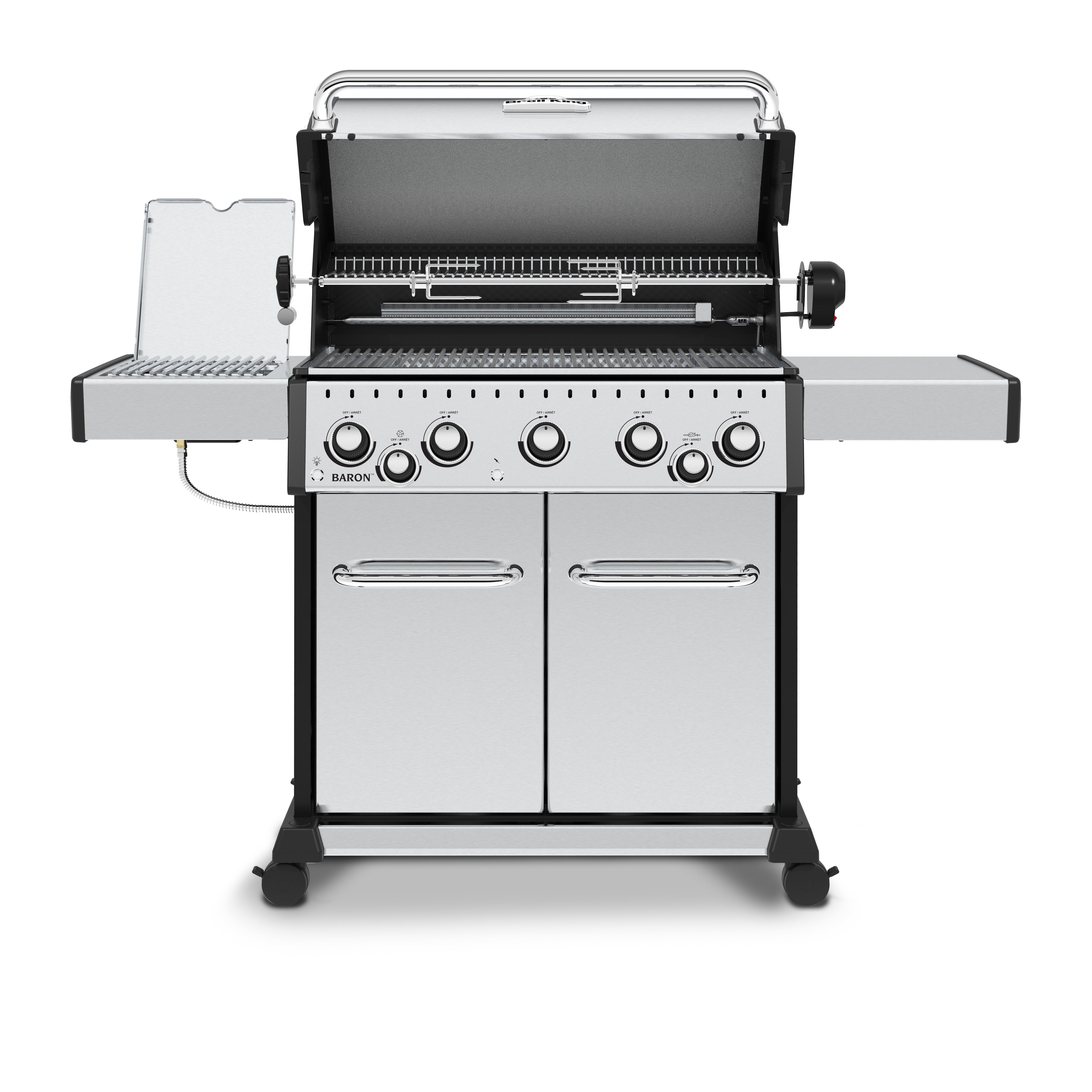 Broil King Baron S 590 Pro IR 5-Burner Natural Gas Grill – Power, Precision, and Style