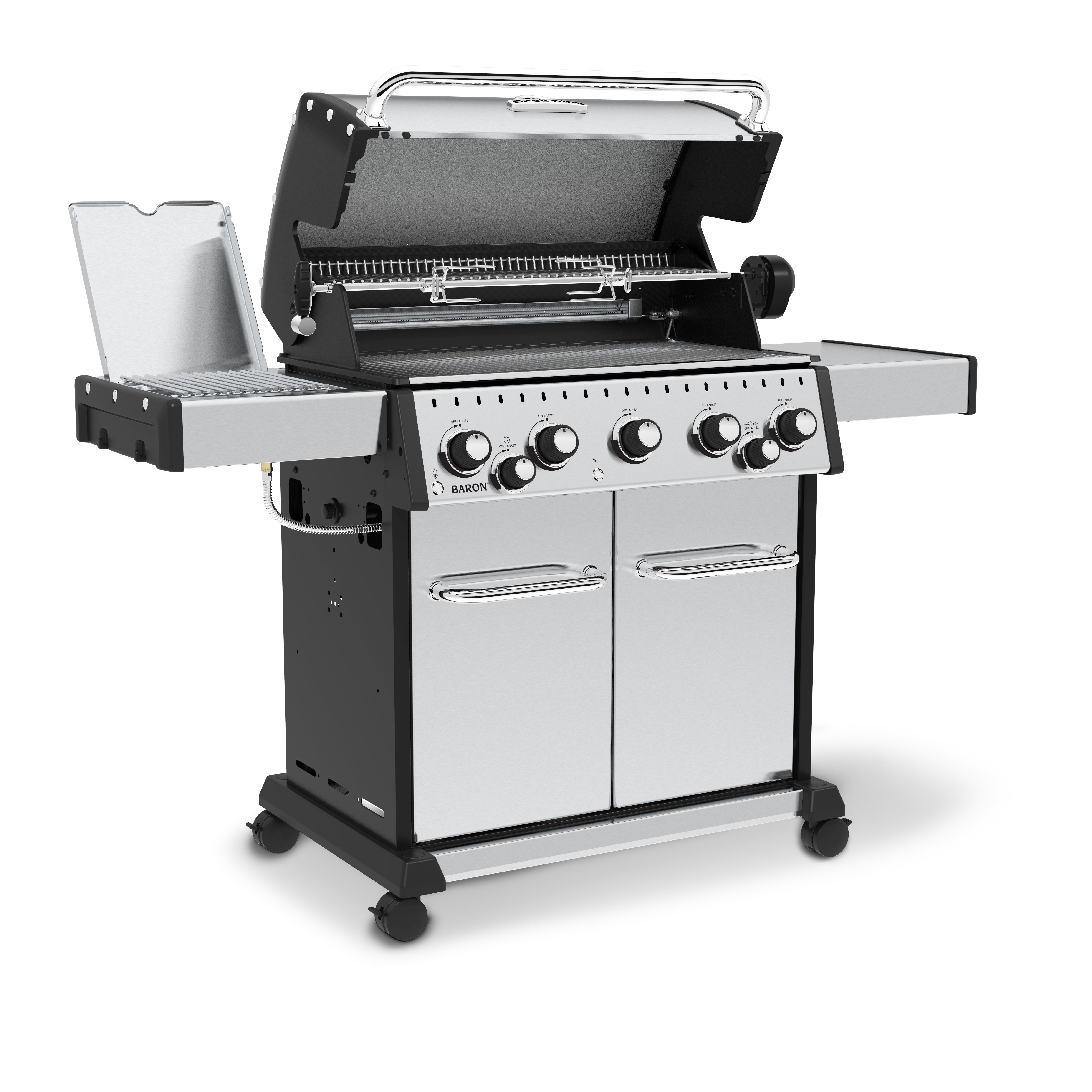 Broil King Baron S 590 Pro IR 5-Burner Natural Gas Grill – Power, Precision, and Style