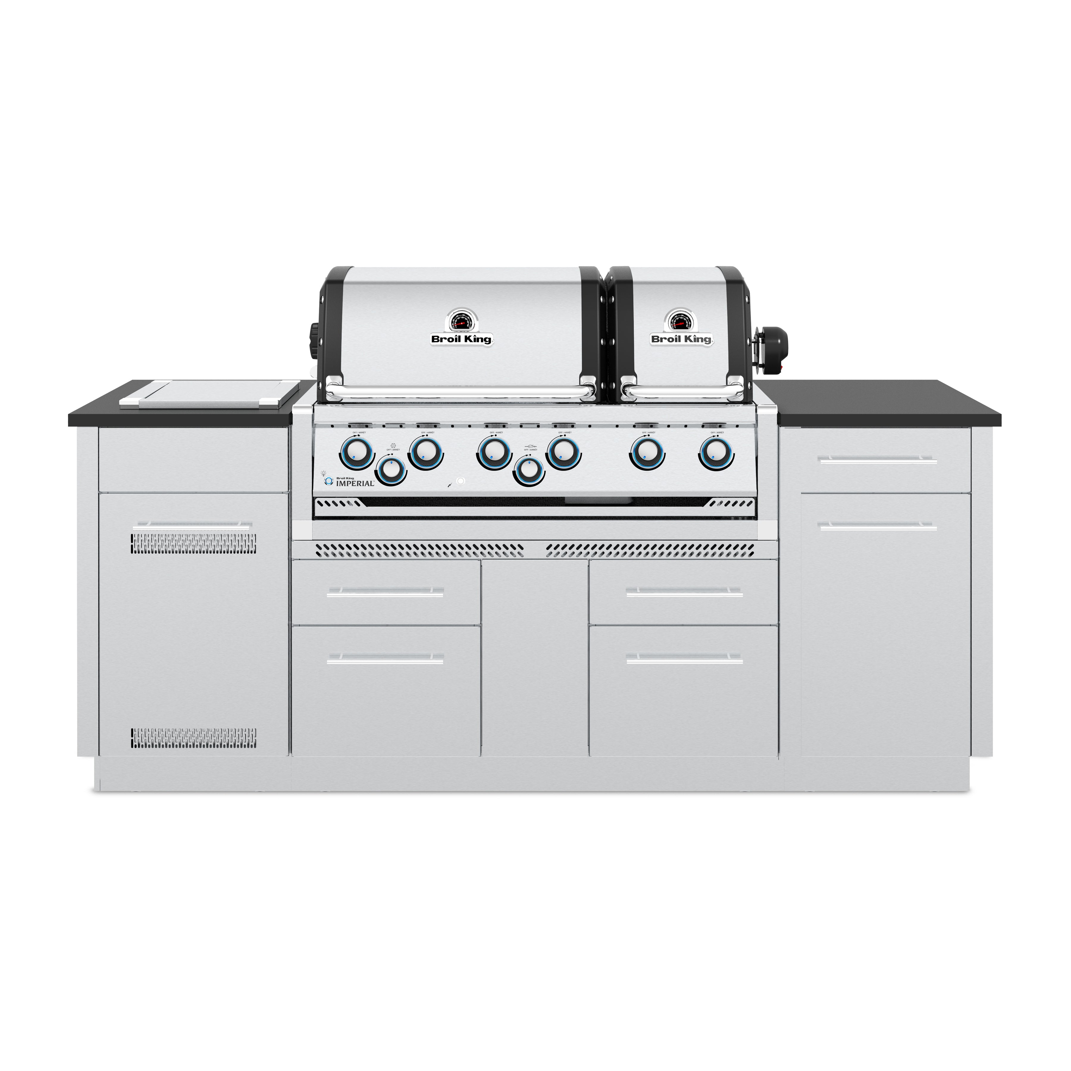 Broil King Imperial S 690i 6-Burner Gas Grill Center with Rotisserie & Side Burner – Unmatched Power and Precision