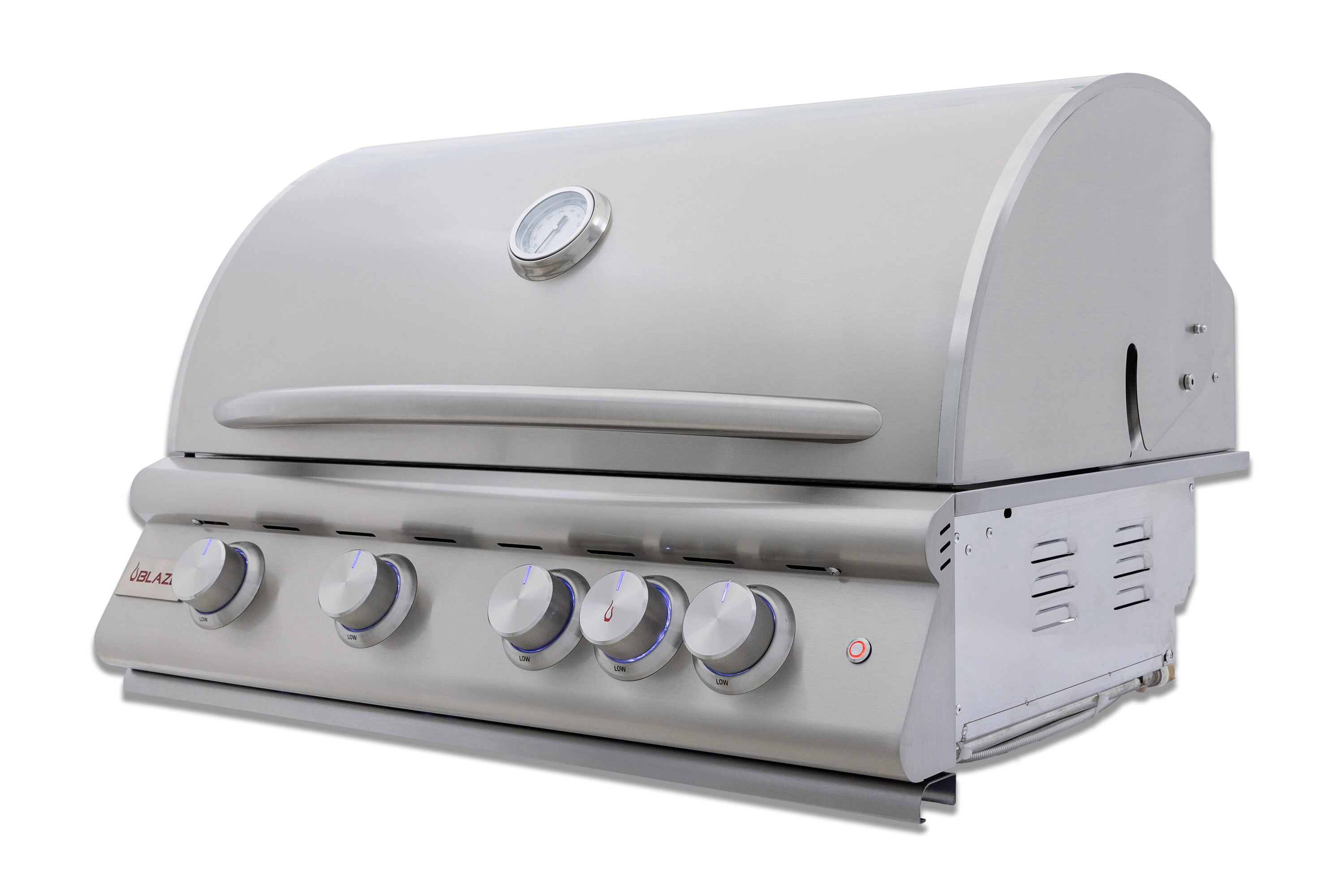 Blaze Premium LTE+ 32-Inch 4-Burner Built-In Gas Grill w/ Ceramic Flame Tamers – Enhanced Grilling Performance