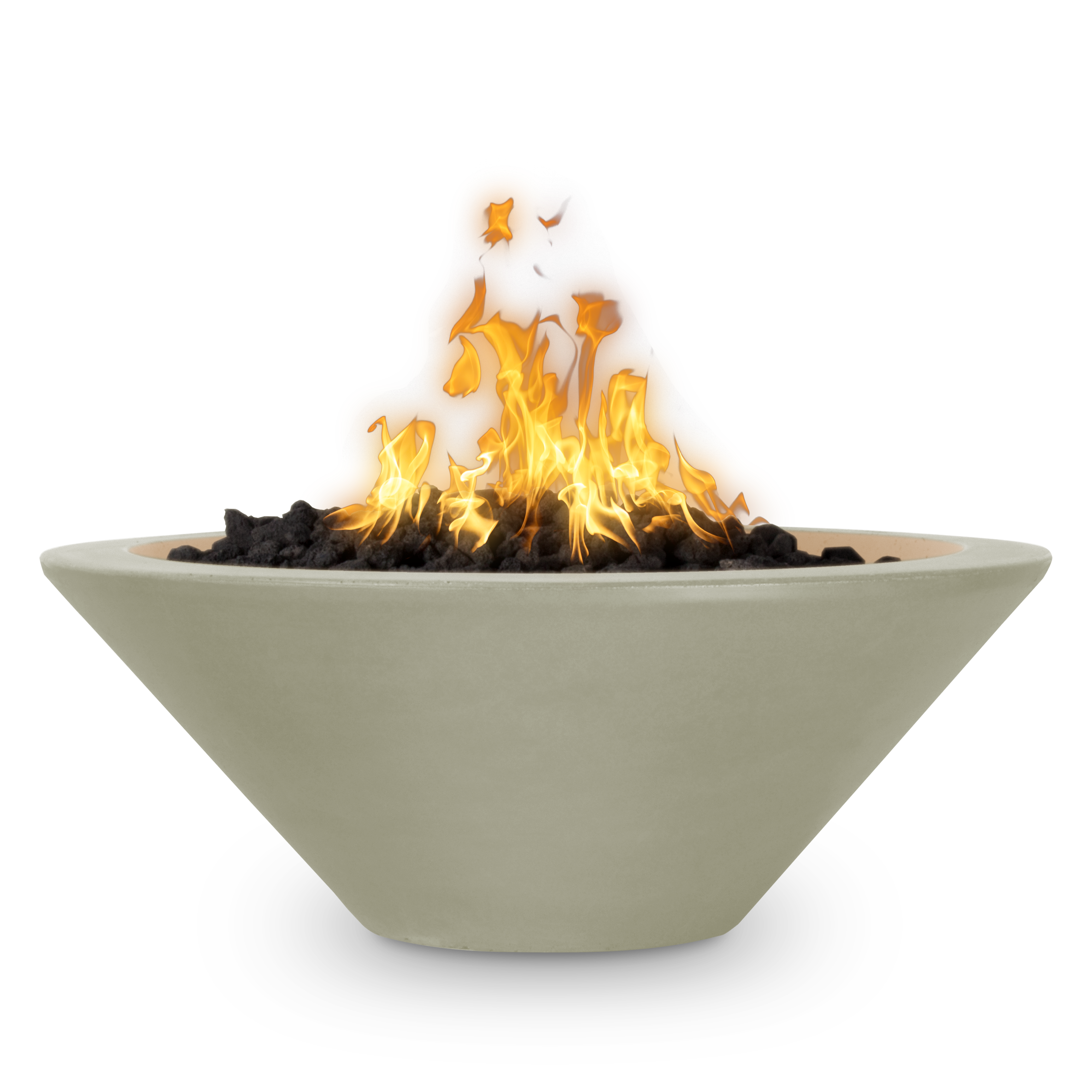 The Outdoor Plus Round Cazo Fire Bowl - GFRC Concrete