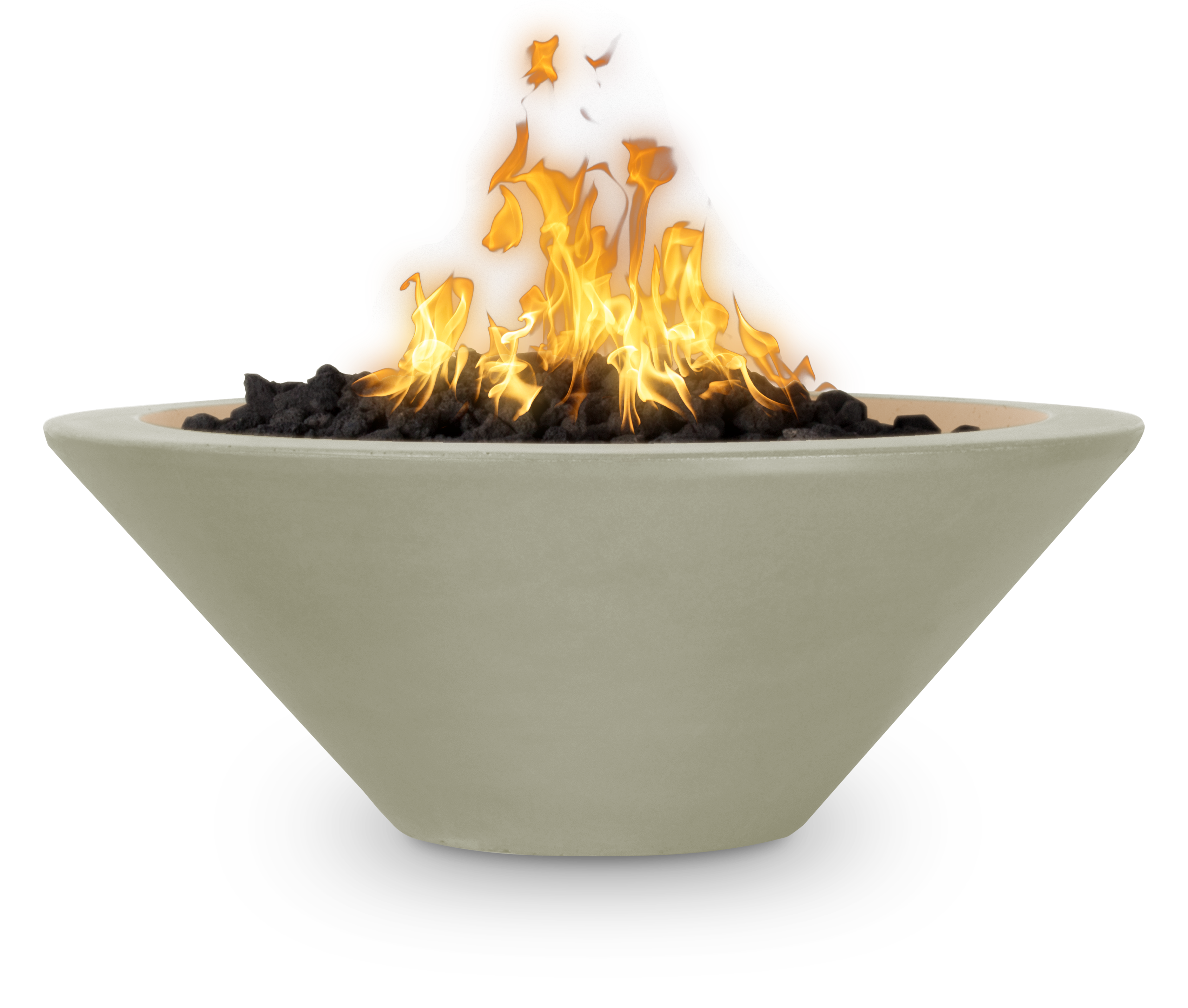 The Outdoor Plus Round Cazo Fire Bowl - GFRC Concrete