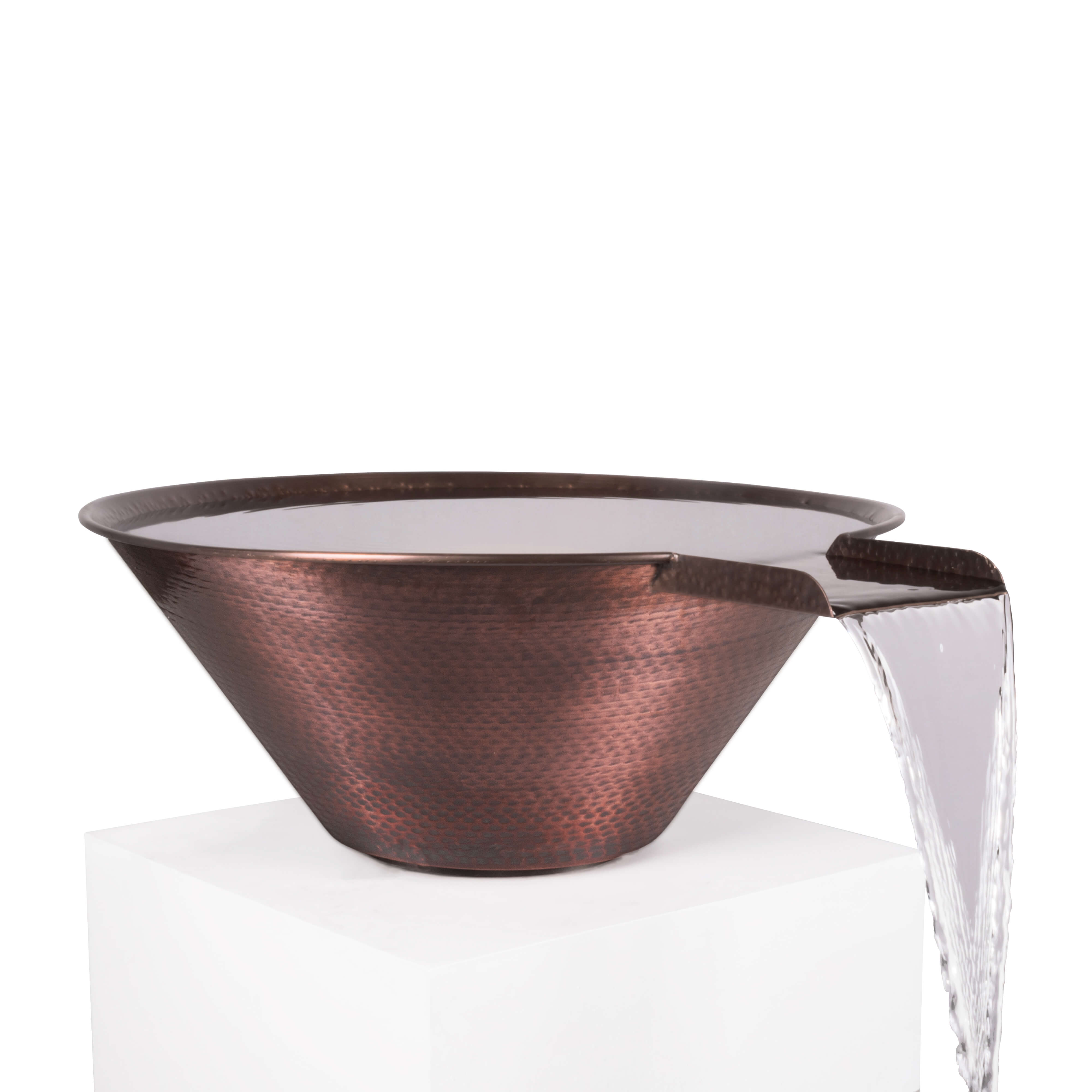 The Outdoor Plus Cazo Hammered Copper Water Bowl