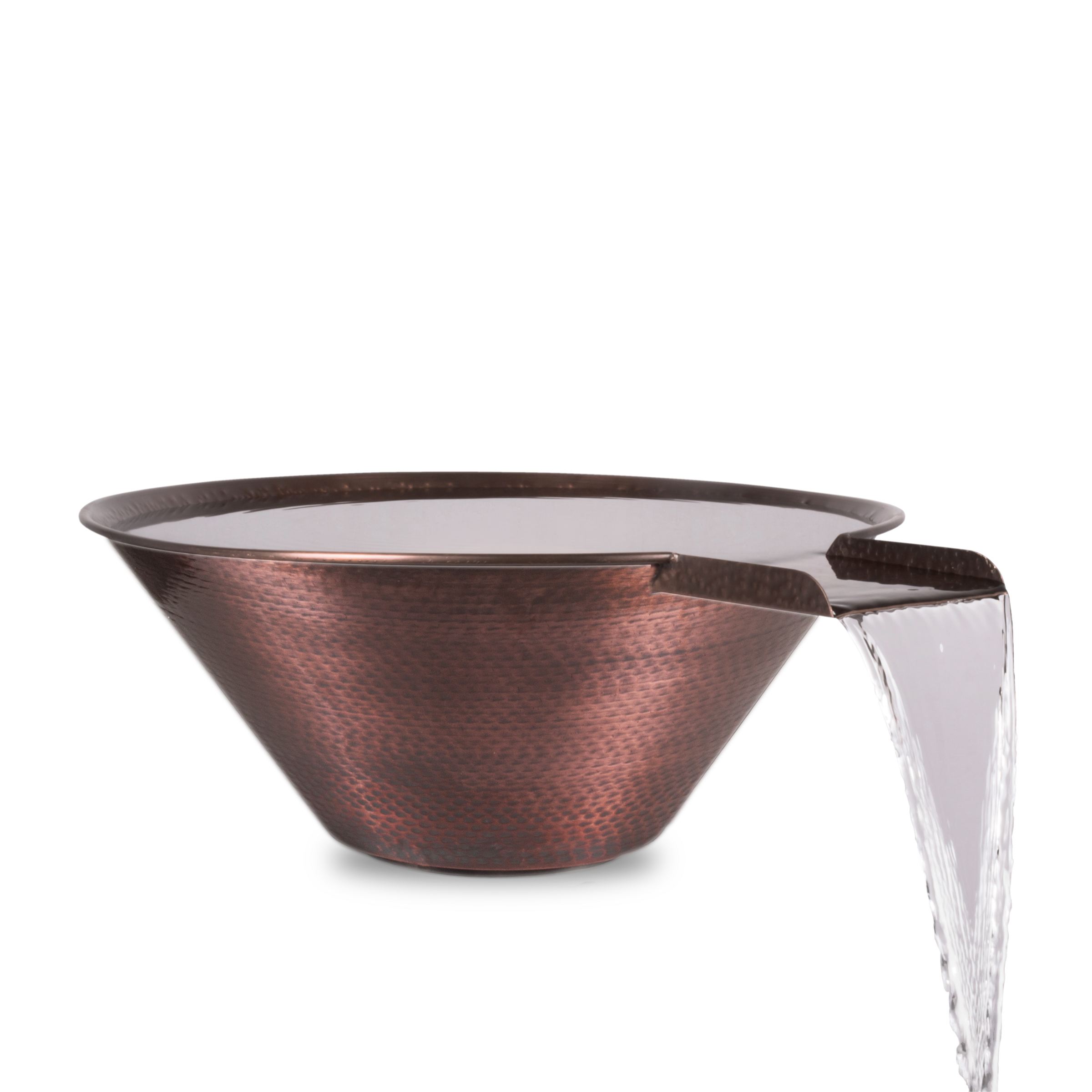 The Outdoor Plus Cazo Hammered Copper Water Bowl