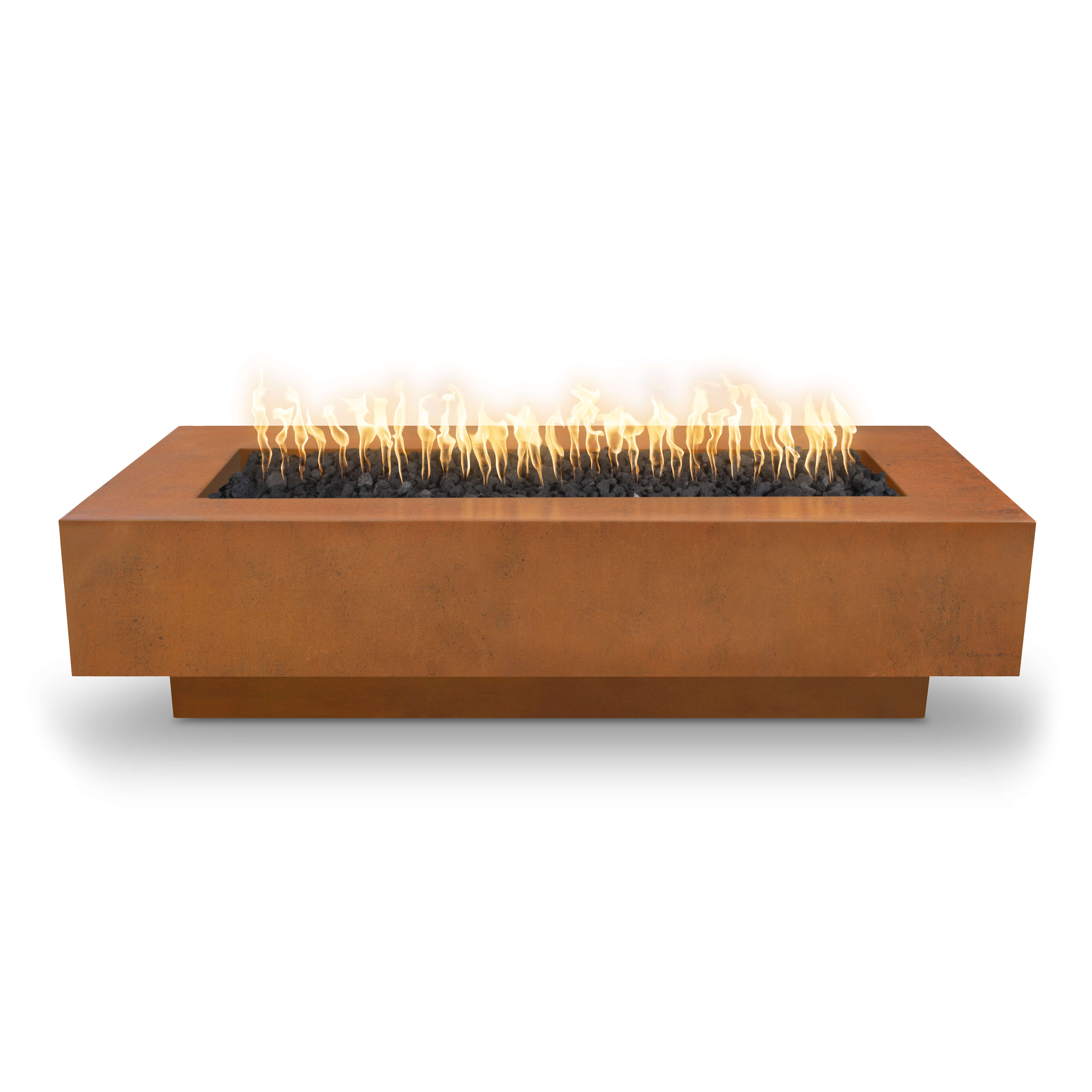 Rectangular Coronado Fire Pit – Corten Steel Elegance for Your Outdoor Space