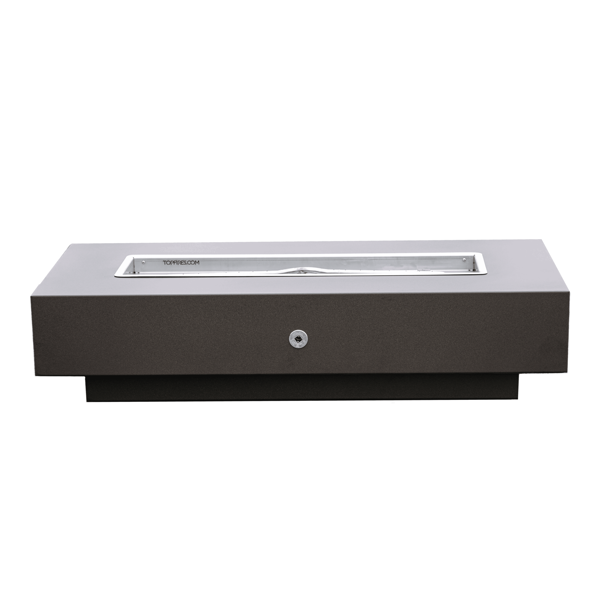 The Outdoor Plus Rectangular Coronado Fire Pit - Powder Coated Metal