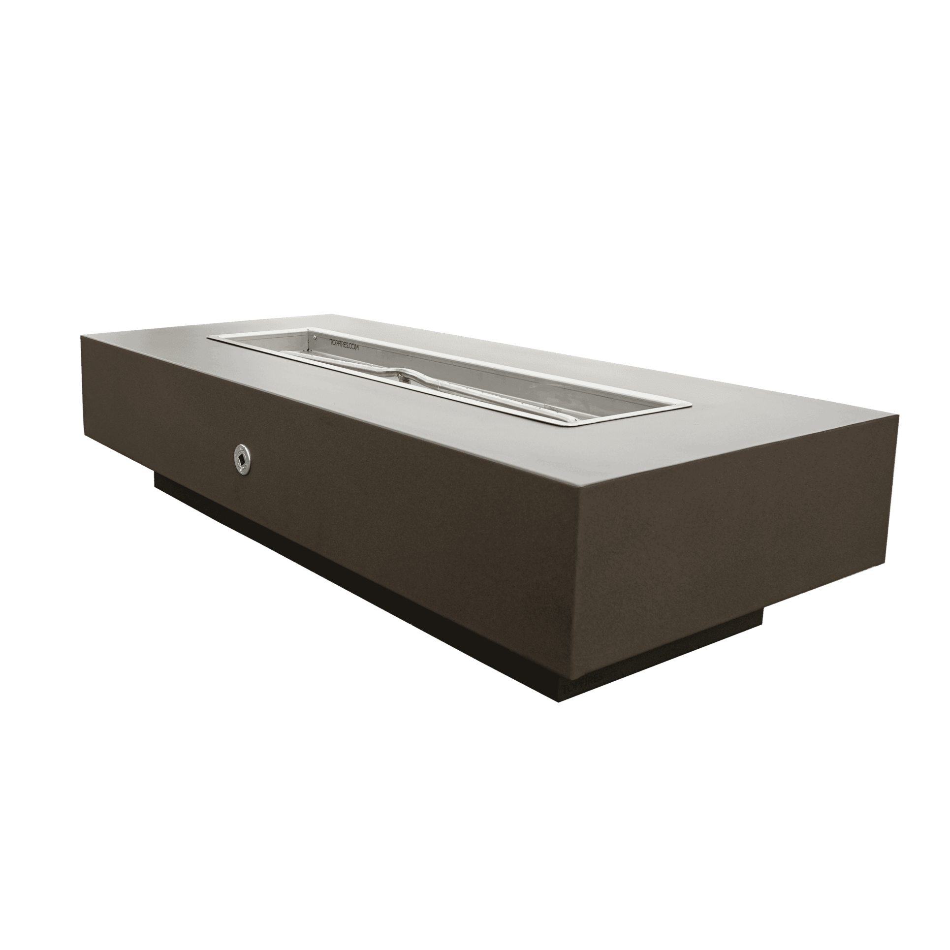 The Outdoor Plus Rectangular Coronado Fire Pit - Powder Coated Metal