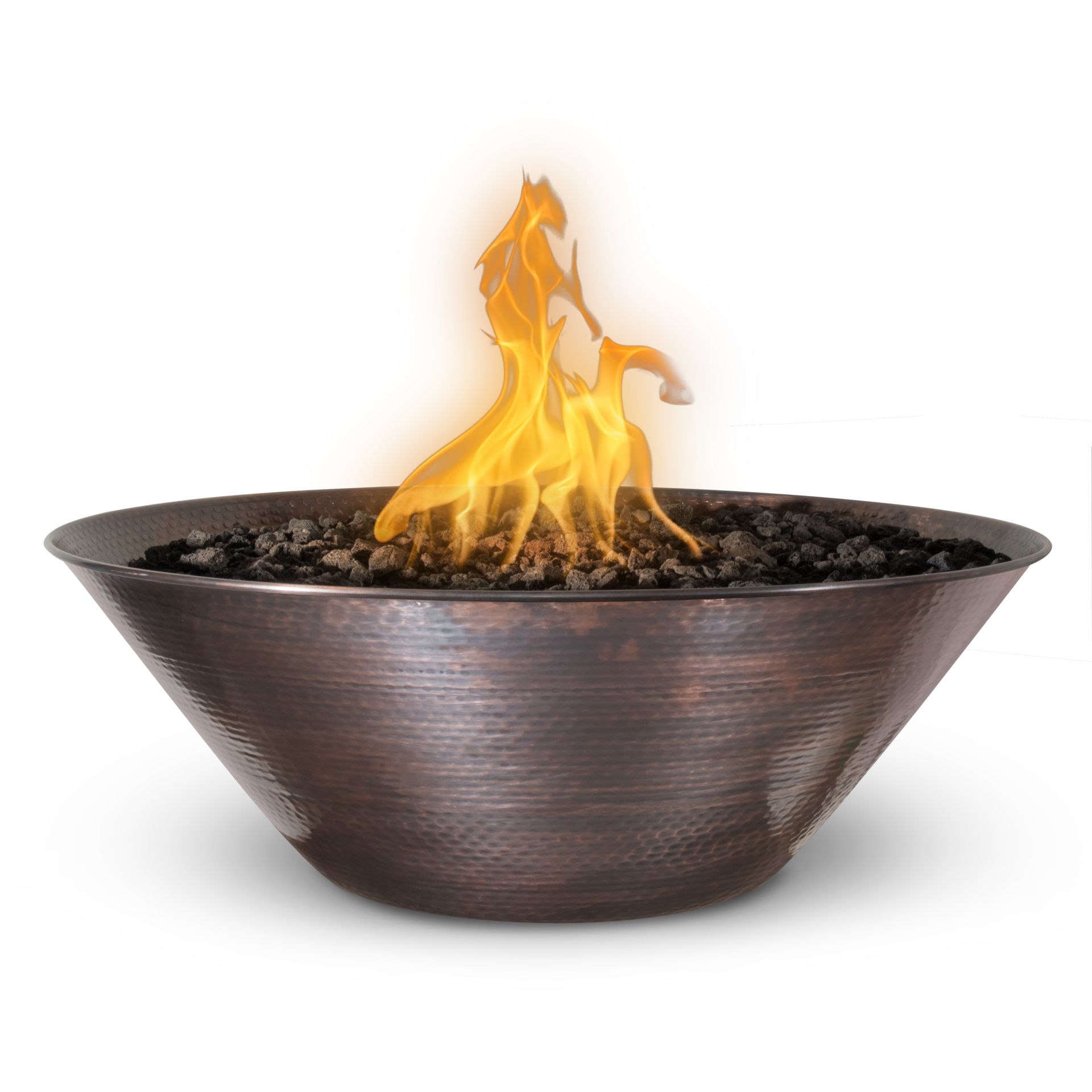 The Outdoor Plus Remi Hammered Copper Fire Bowl